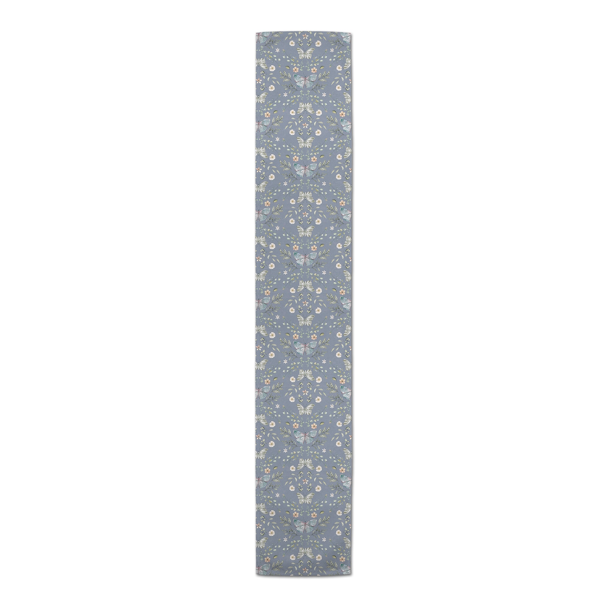 90" Butterfly Pattern Cotton Twill Runner
