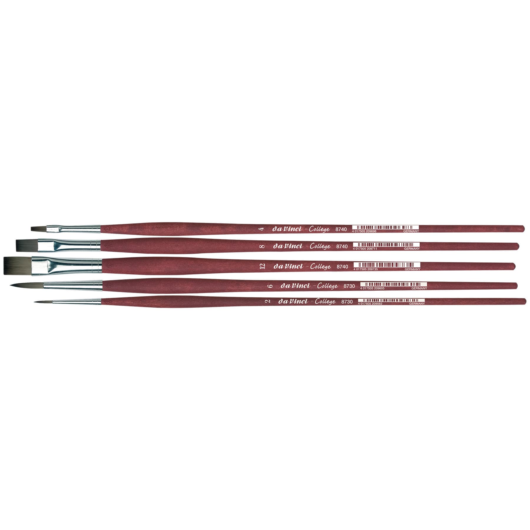 da Vinci COLLEGE 5 Piece Synthetic Brush Set