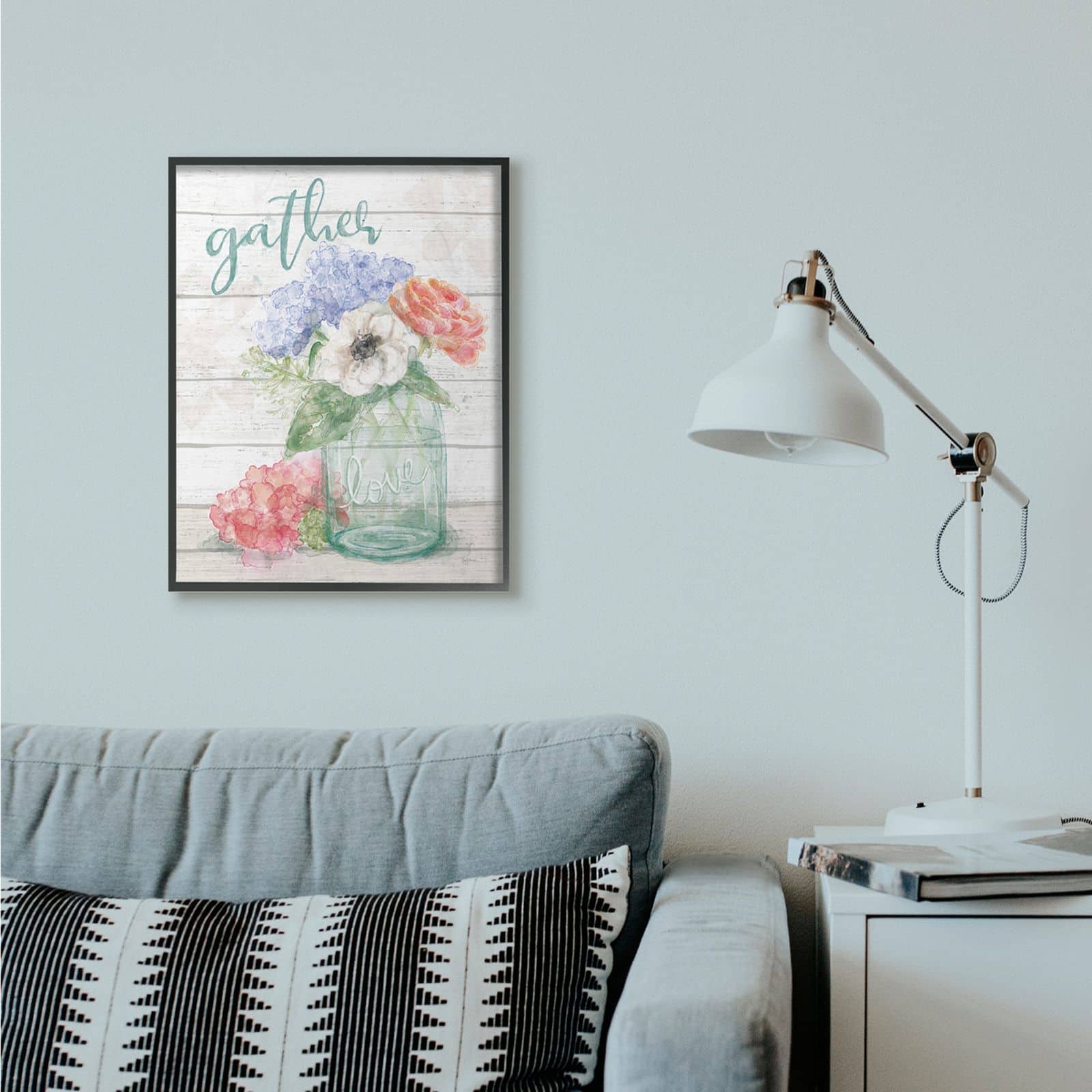 Stupell Industries Gather Love Black Framed Wall Art