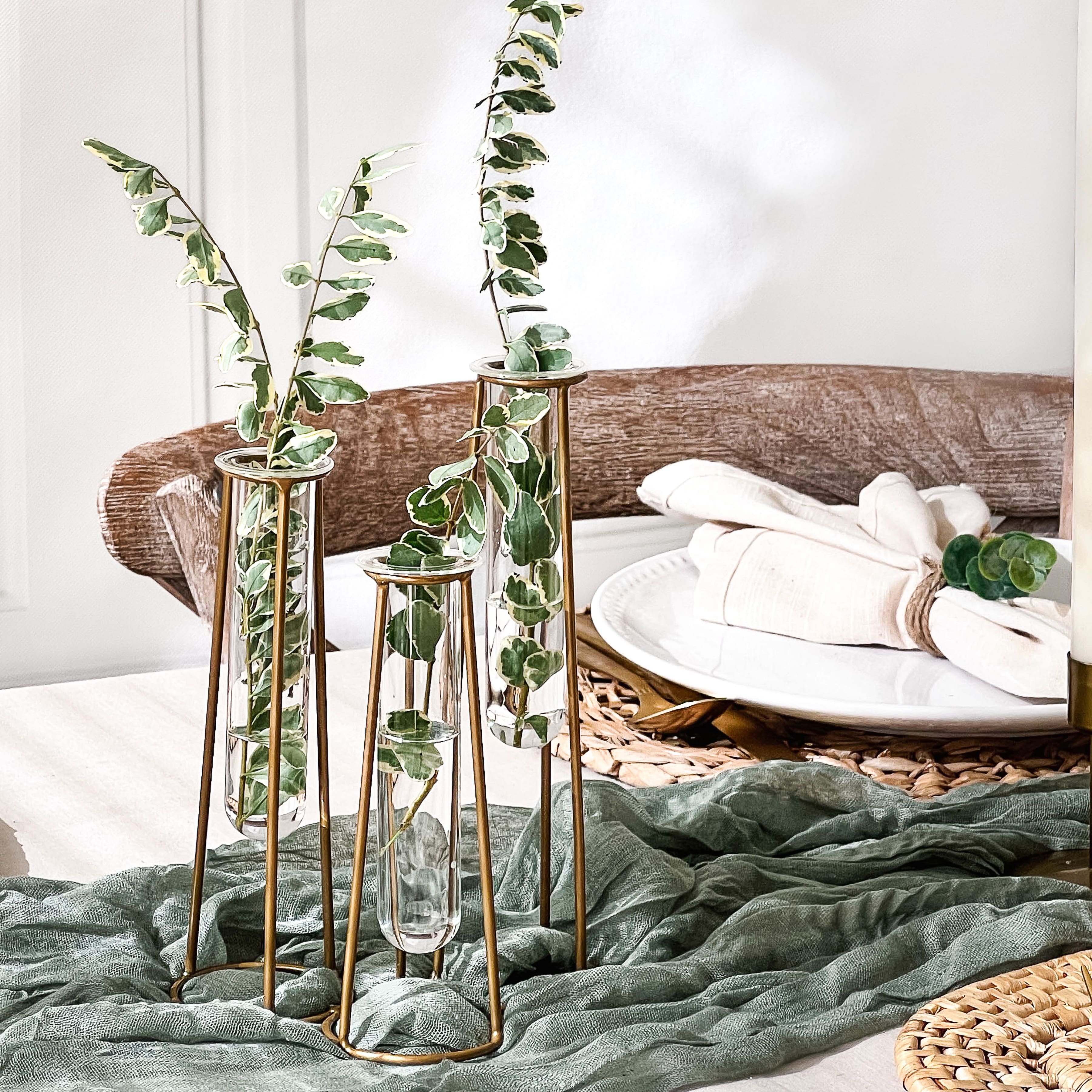 Kate Aspen® Test Tube Flower Vase Set