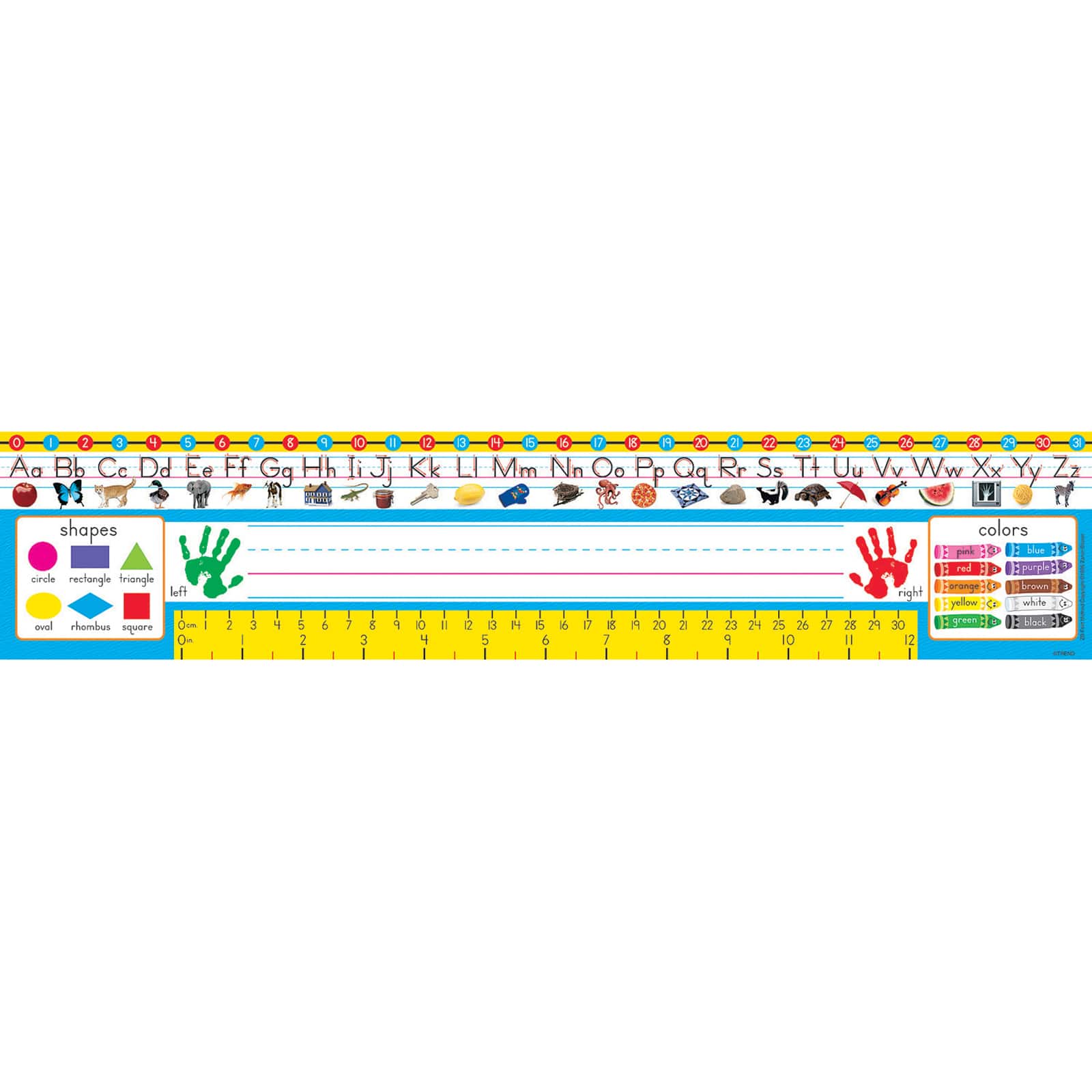 Grades PreK-1 Zaner-Bloser Desk Toppers® Reference Name Plates