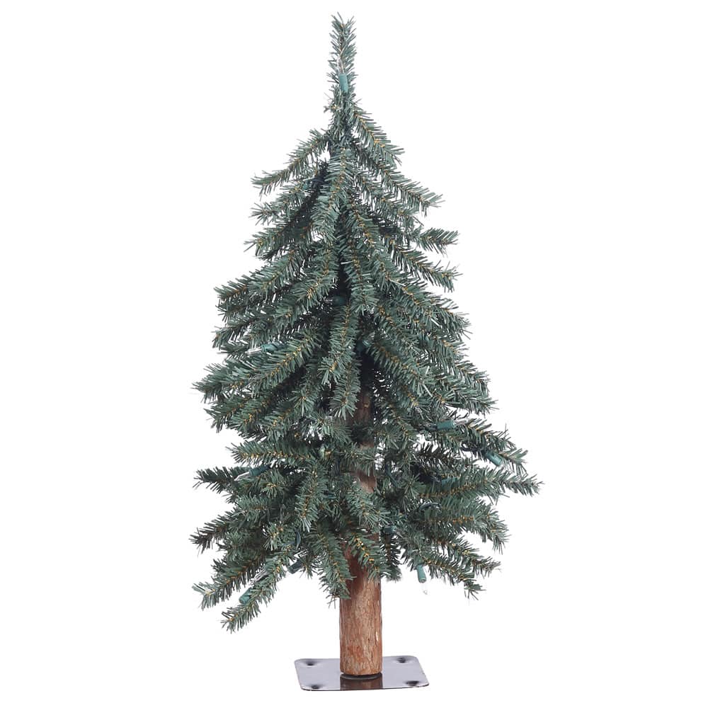 2Ft Unlit Natural Bark Alpine Artificial Christmas Tree By Vickerman in Green | 2 ft | Michaels®