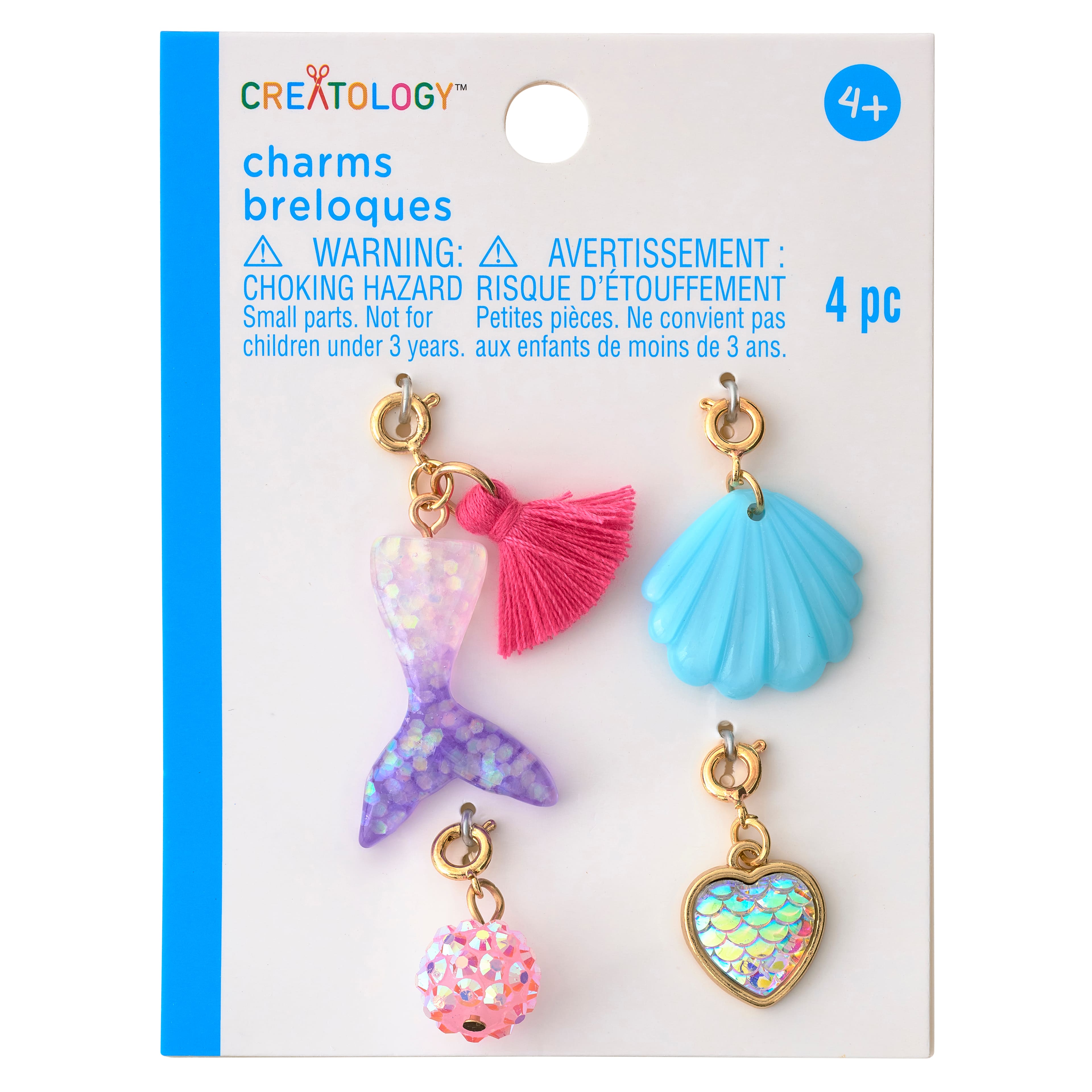 12 Packs: 4 ct. (48 total) Mermaid Charms by Creatology™
