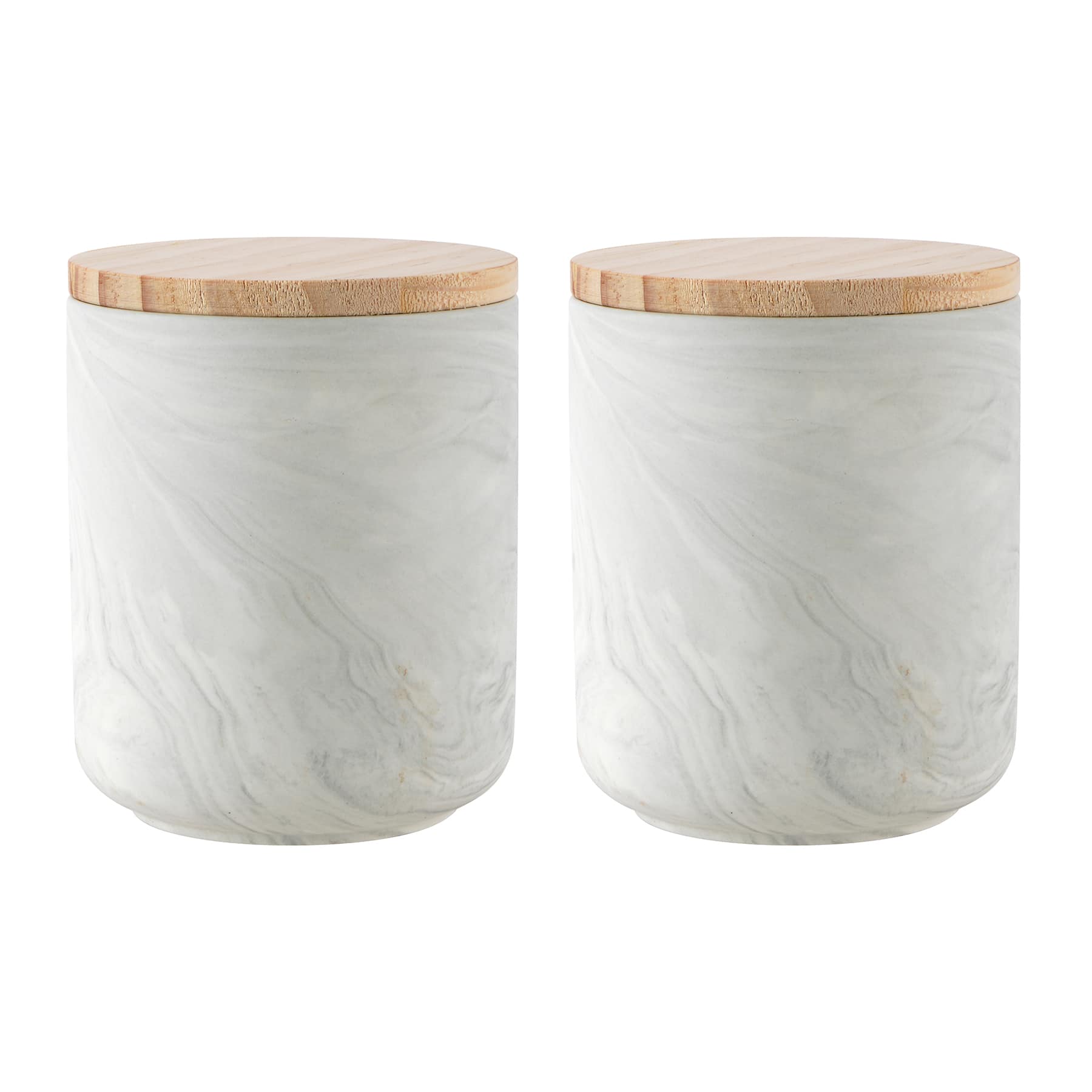 8oz. Glass Candle Jars with Wood Lids