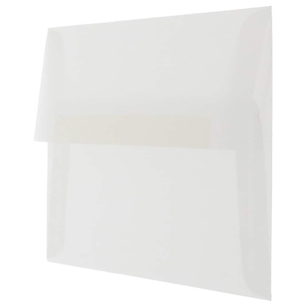 JAM Paper A10 Translucent Vellum Invitation Envelopes, 25ct.