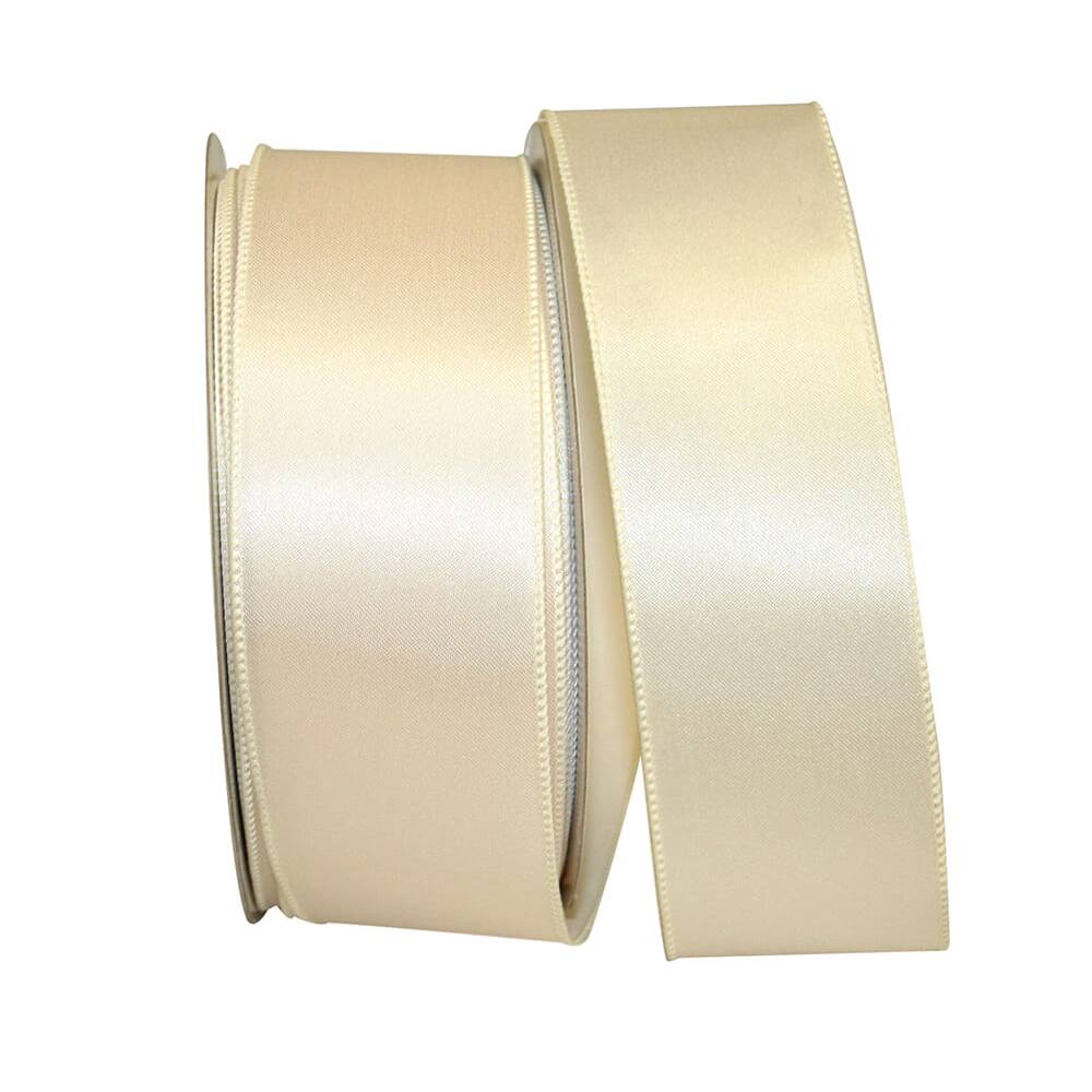 JAM Paper 2.5" x 50yd. Wired Satin Ribbon