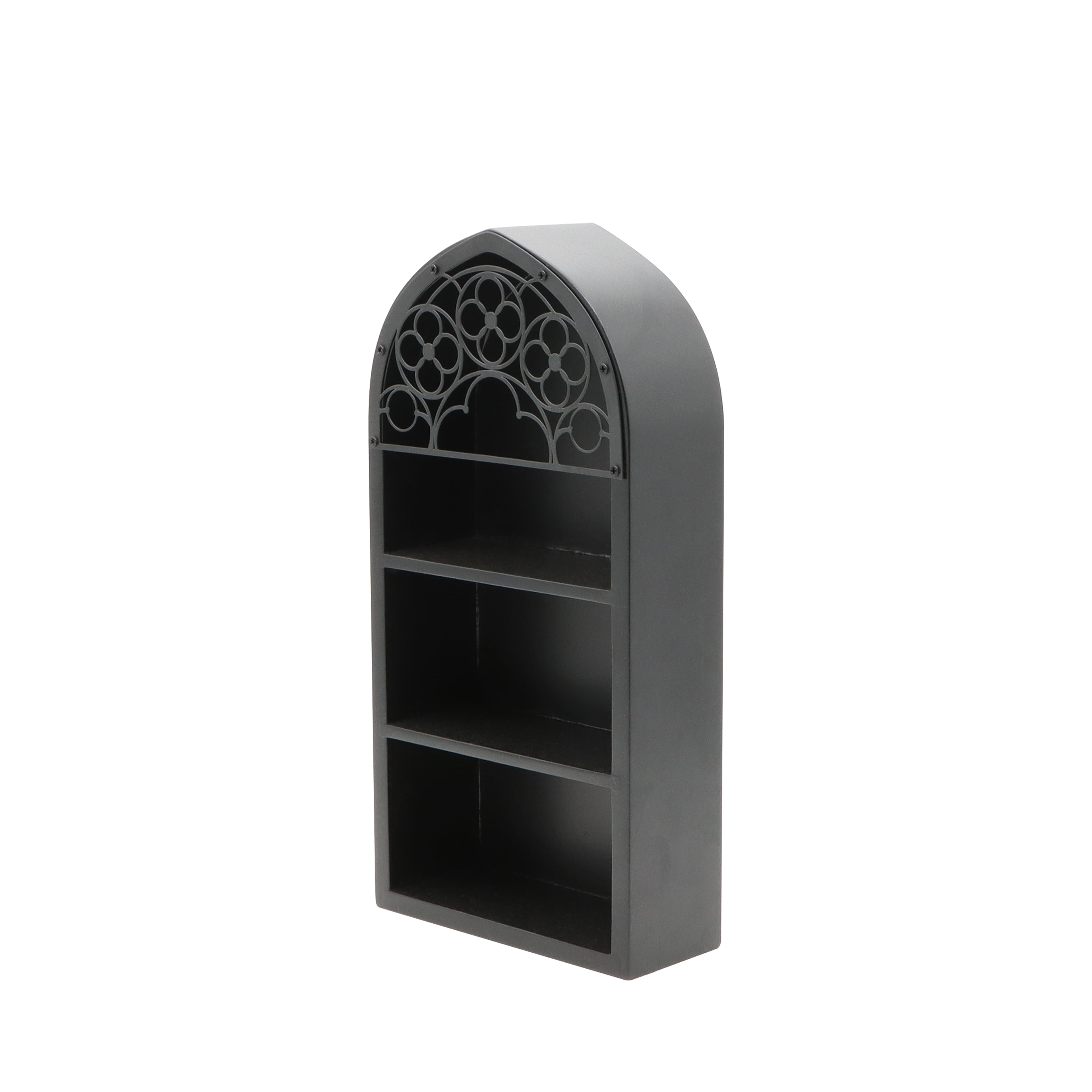 9.75" Black Gothic Coffin Tabletop Cubby by Ashland®