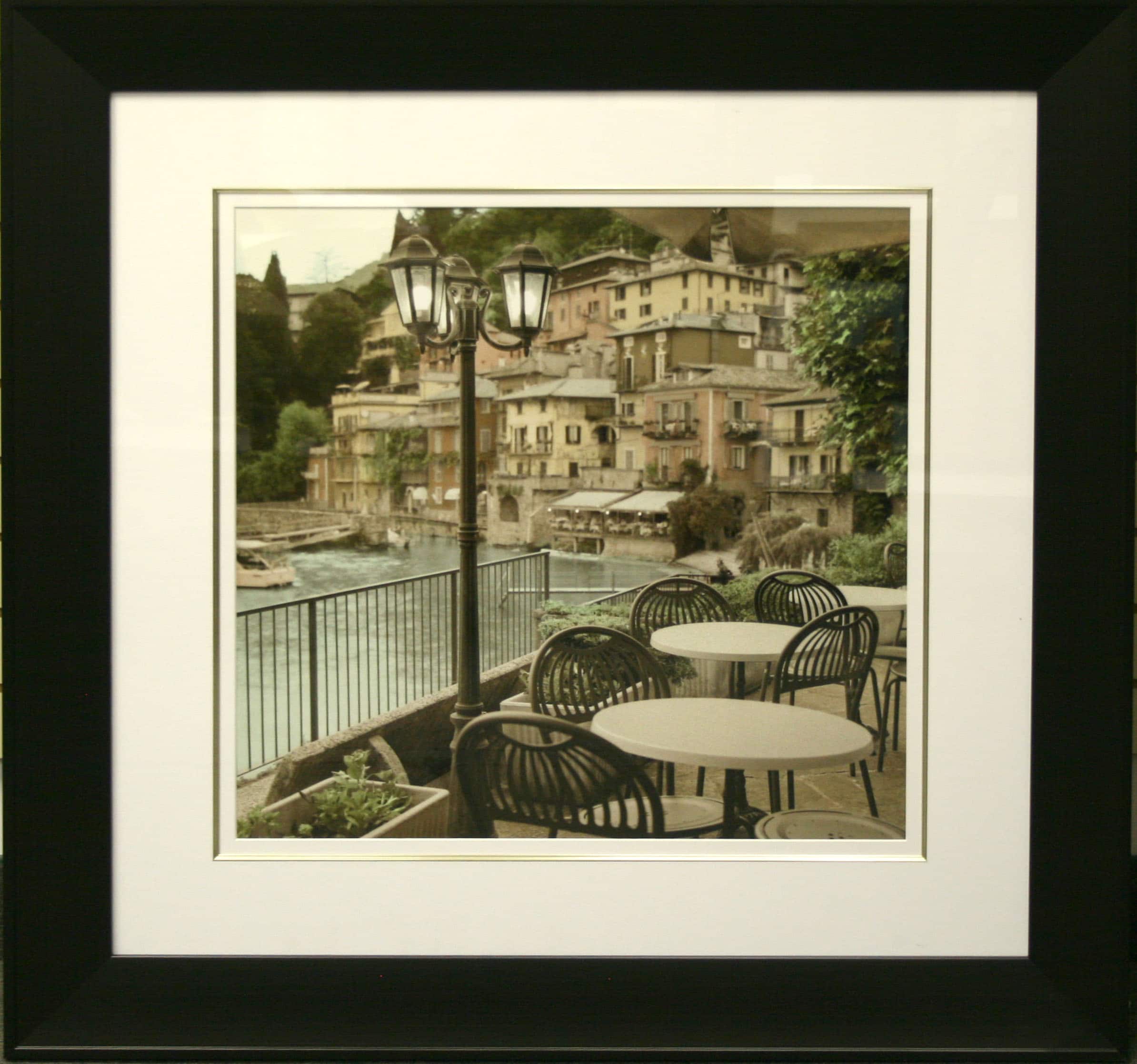 Porto Cafe Italia Framed By Alan Blaustein 34.5" x 30.5"