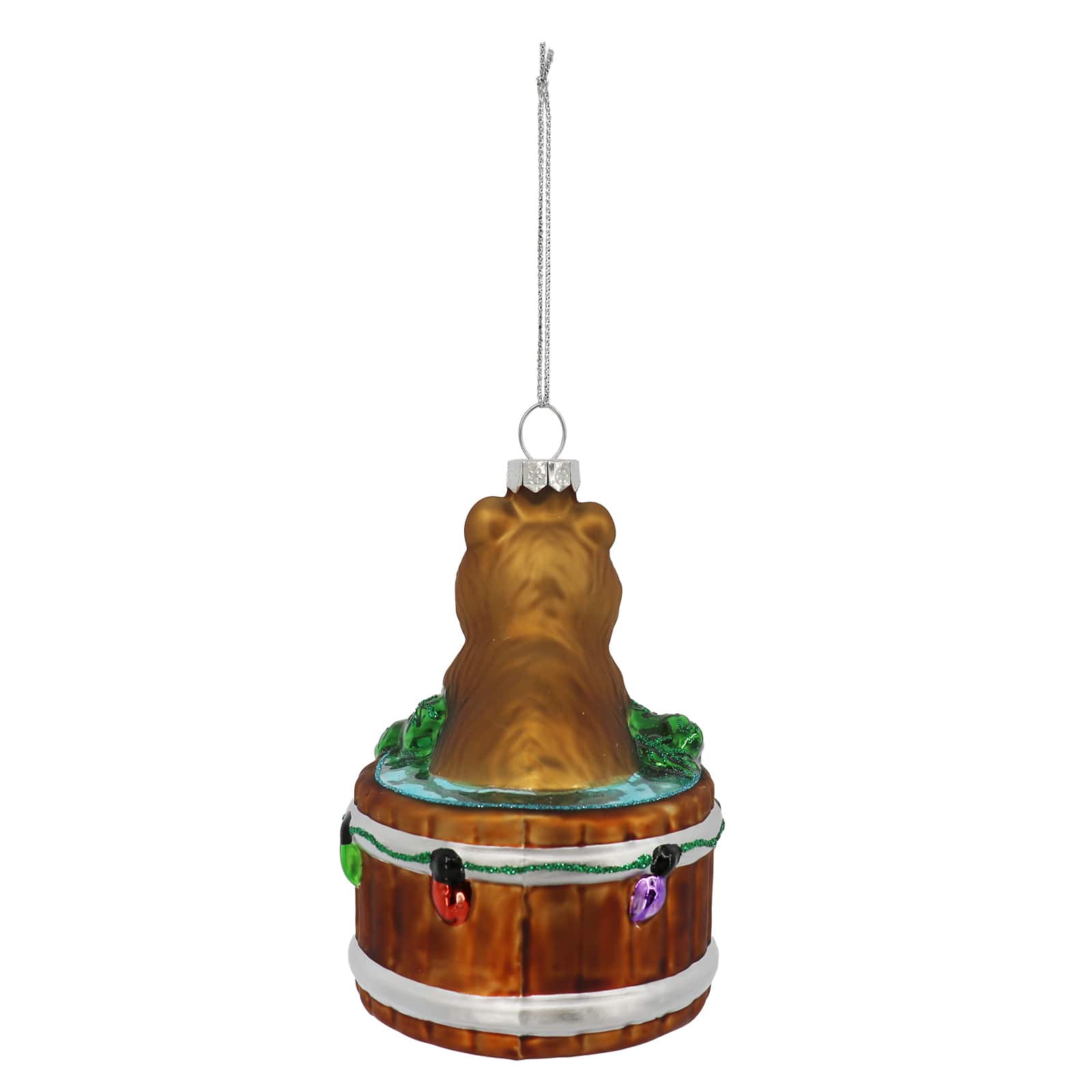 4" Bathing Capybara Glass Ornament by Ashland®