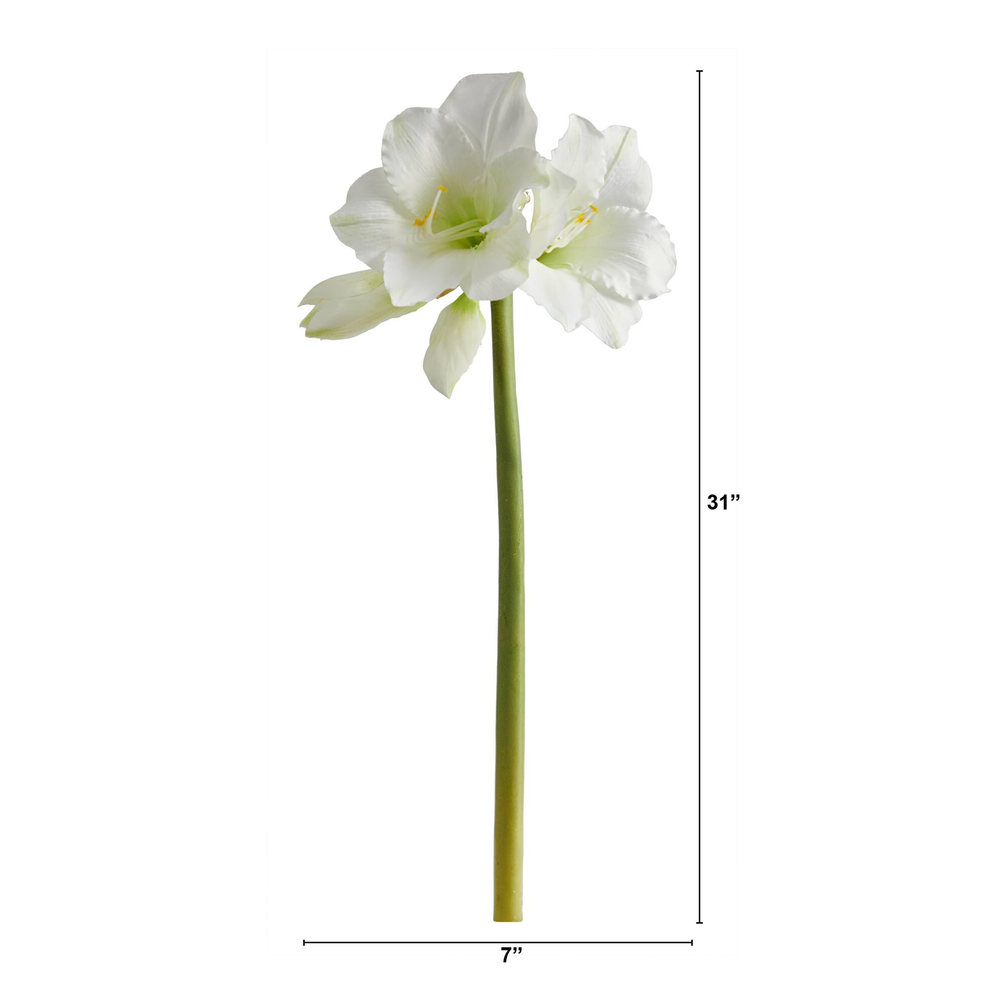 Amaryllis Artificial Flower Stem