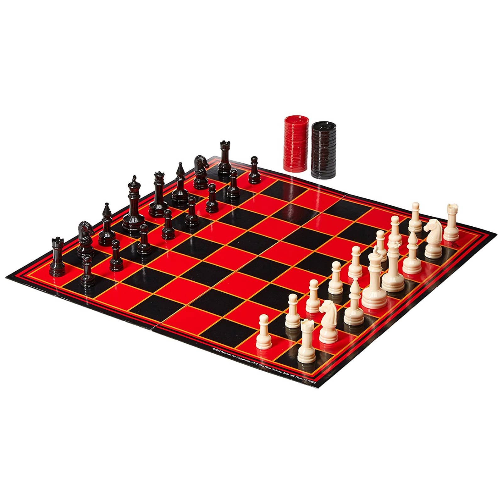 Pressman® Chess/Checkers/Backgammon Set