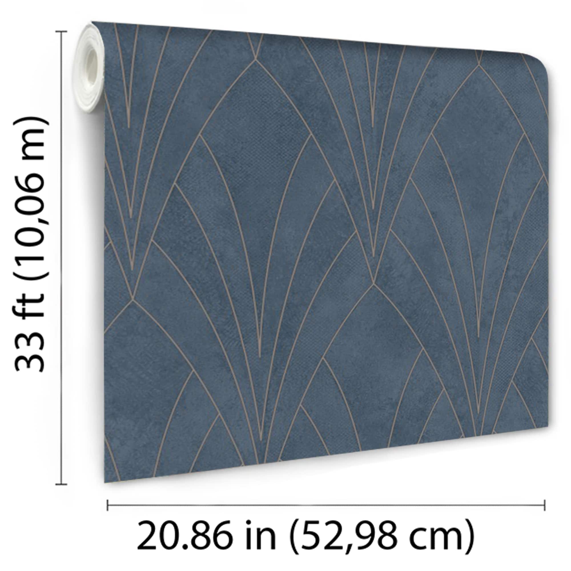 Designs Direct Art Deco Fan Texture Ground Wallpaper
