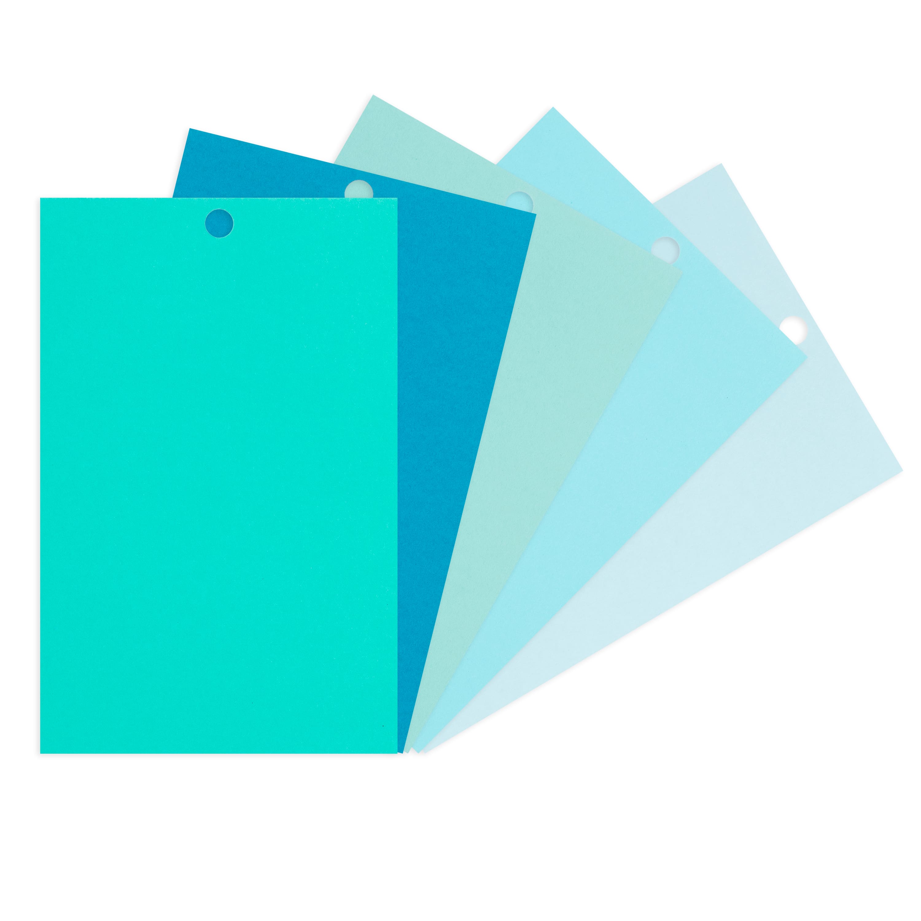 12 Packs: 100 ct. (1,200 total) Blue Ombre 4.5" x 7" Cardstock Paper by Recollections™