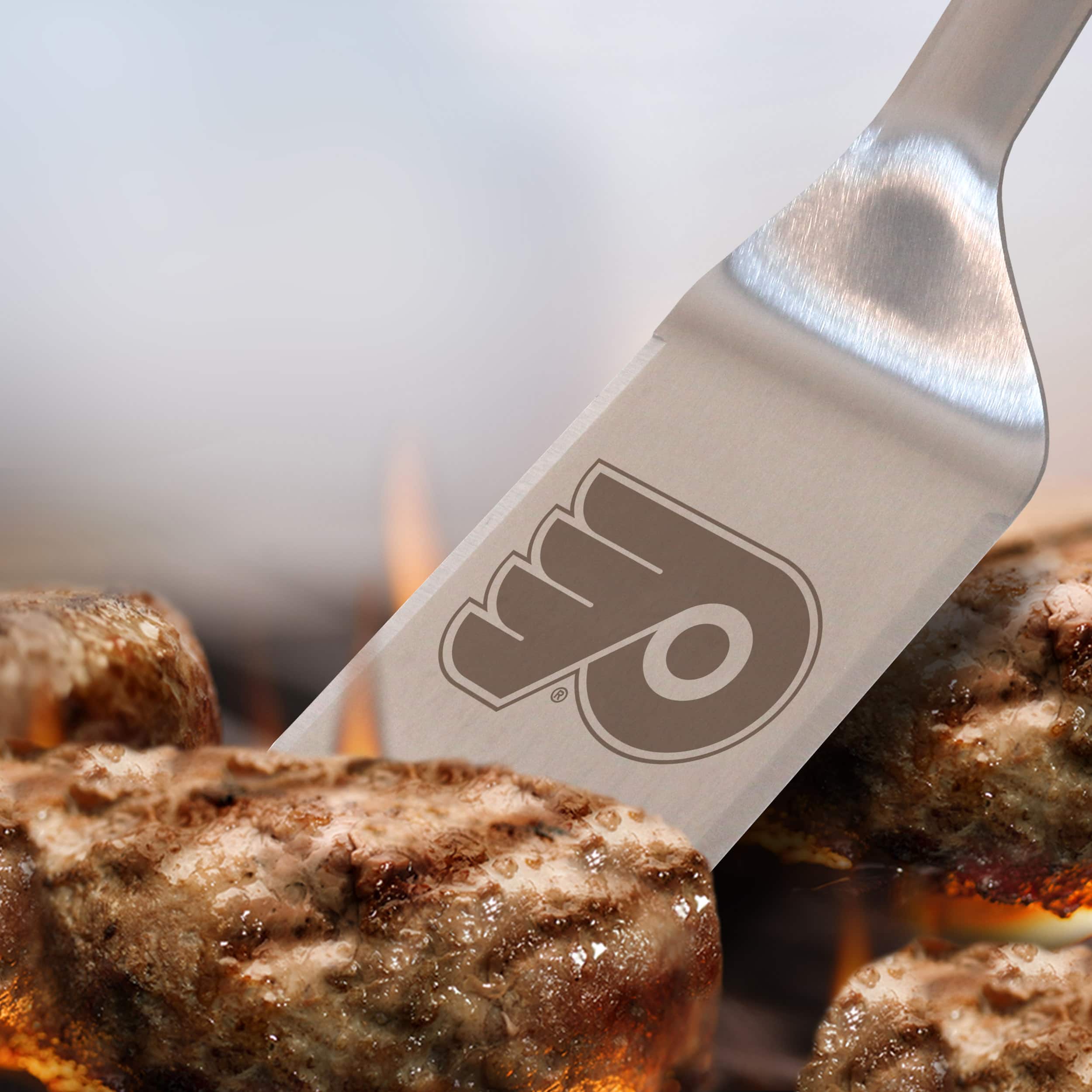 NHL Stainless Steel BBQ Spatula with Bottle Opener