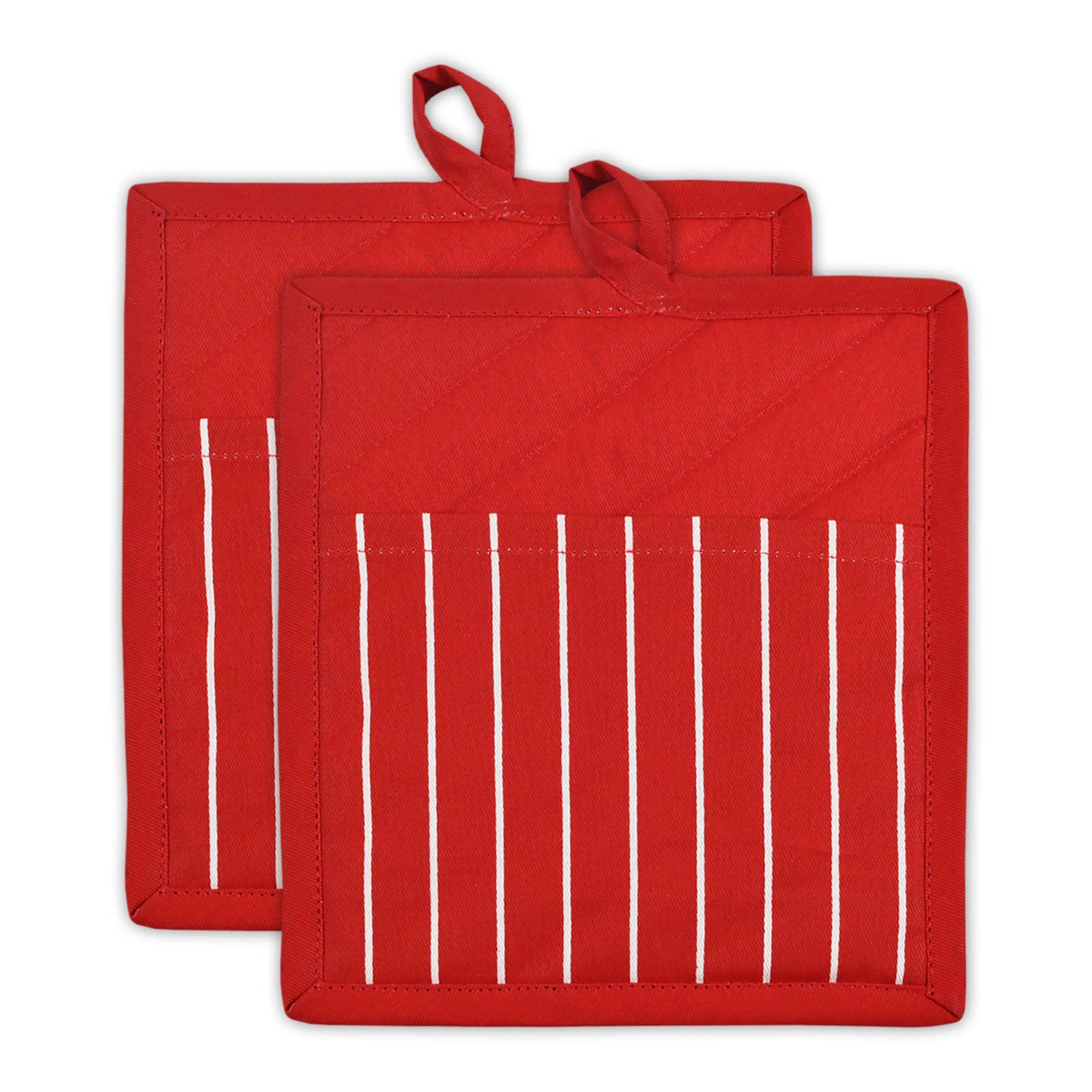 DII® Chef Stripe Potholders, 2ct.
