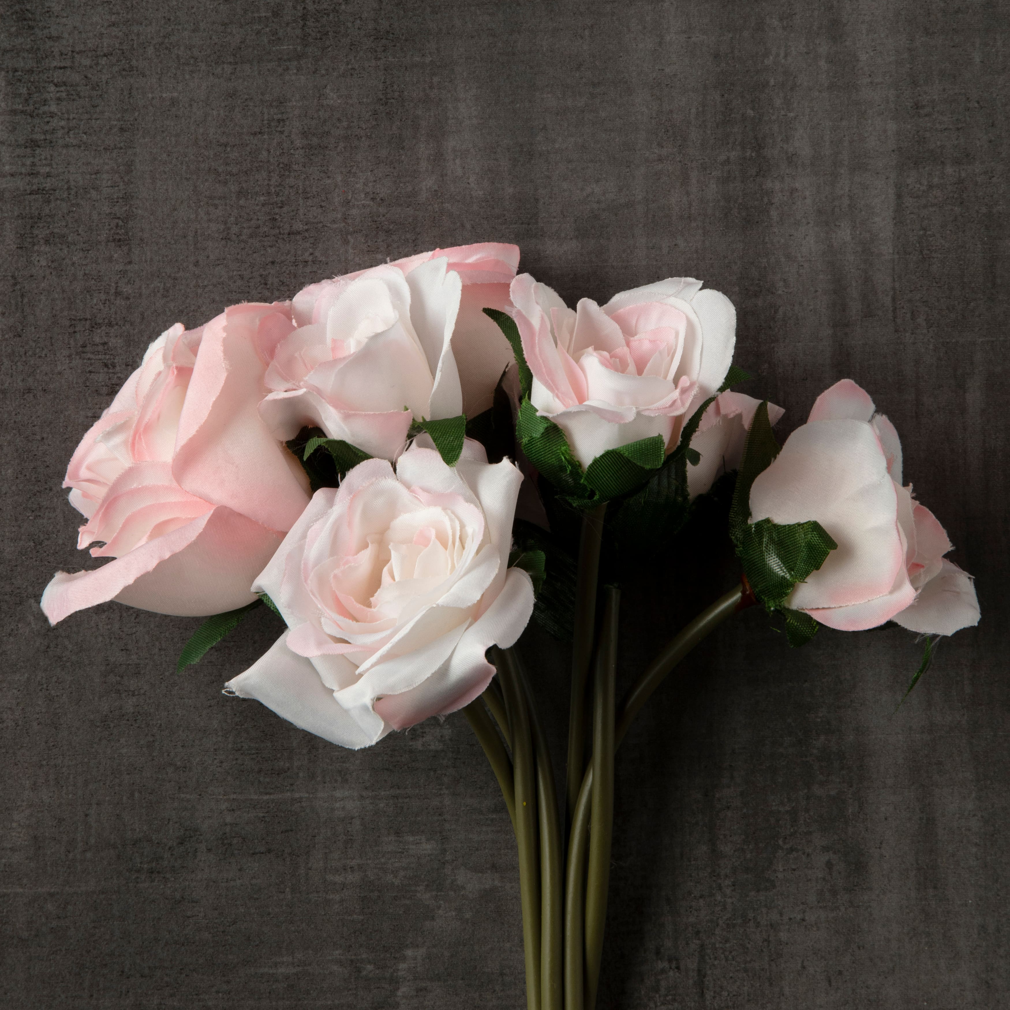 8 Pack: 8" Pink Mini Rose Bundle by Ashland®