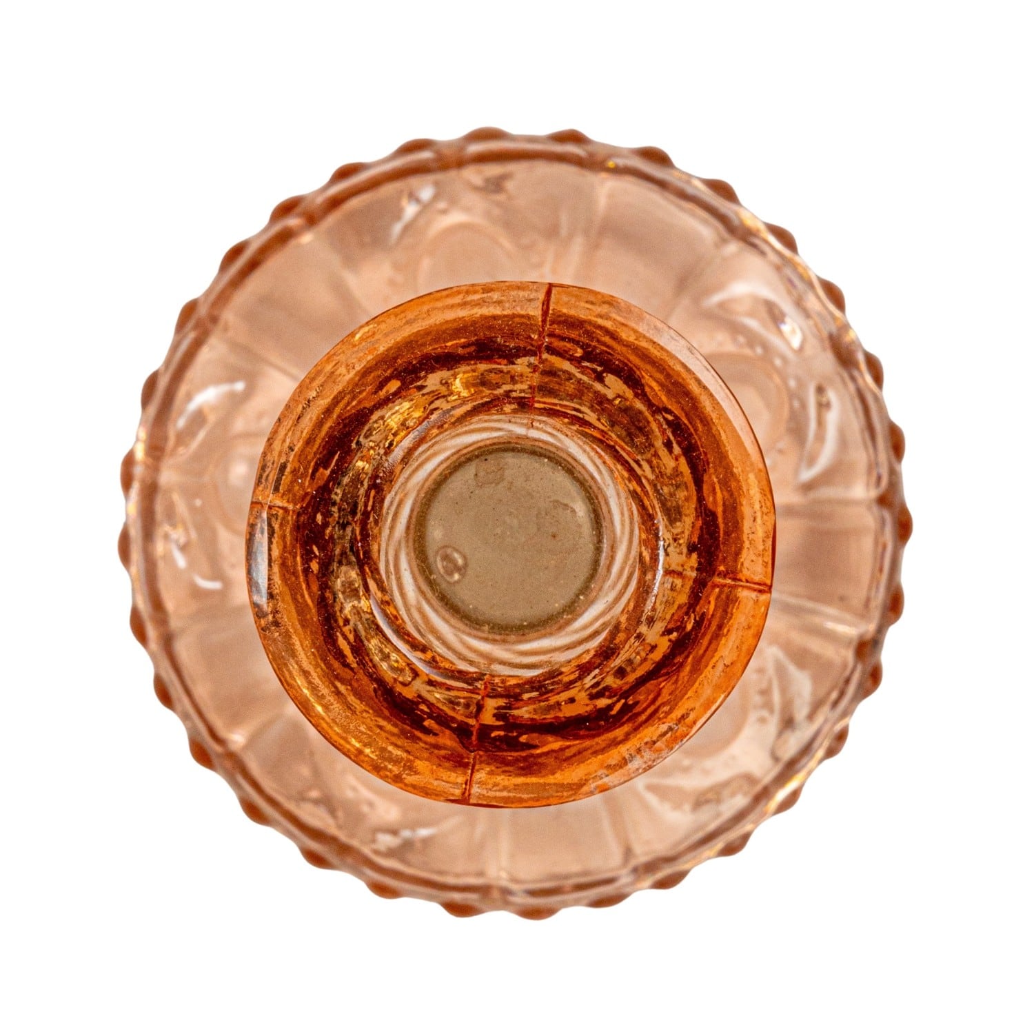 Hello Honey® 9.5" Amber Reclaimed Glass Taper Candle Holder