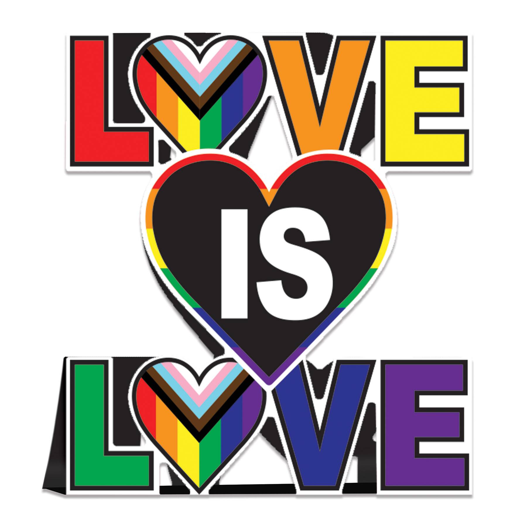 Beistle 9.5" 3D Love Is Love Centerpieces, 2ct. | Michaels®