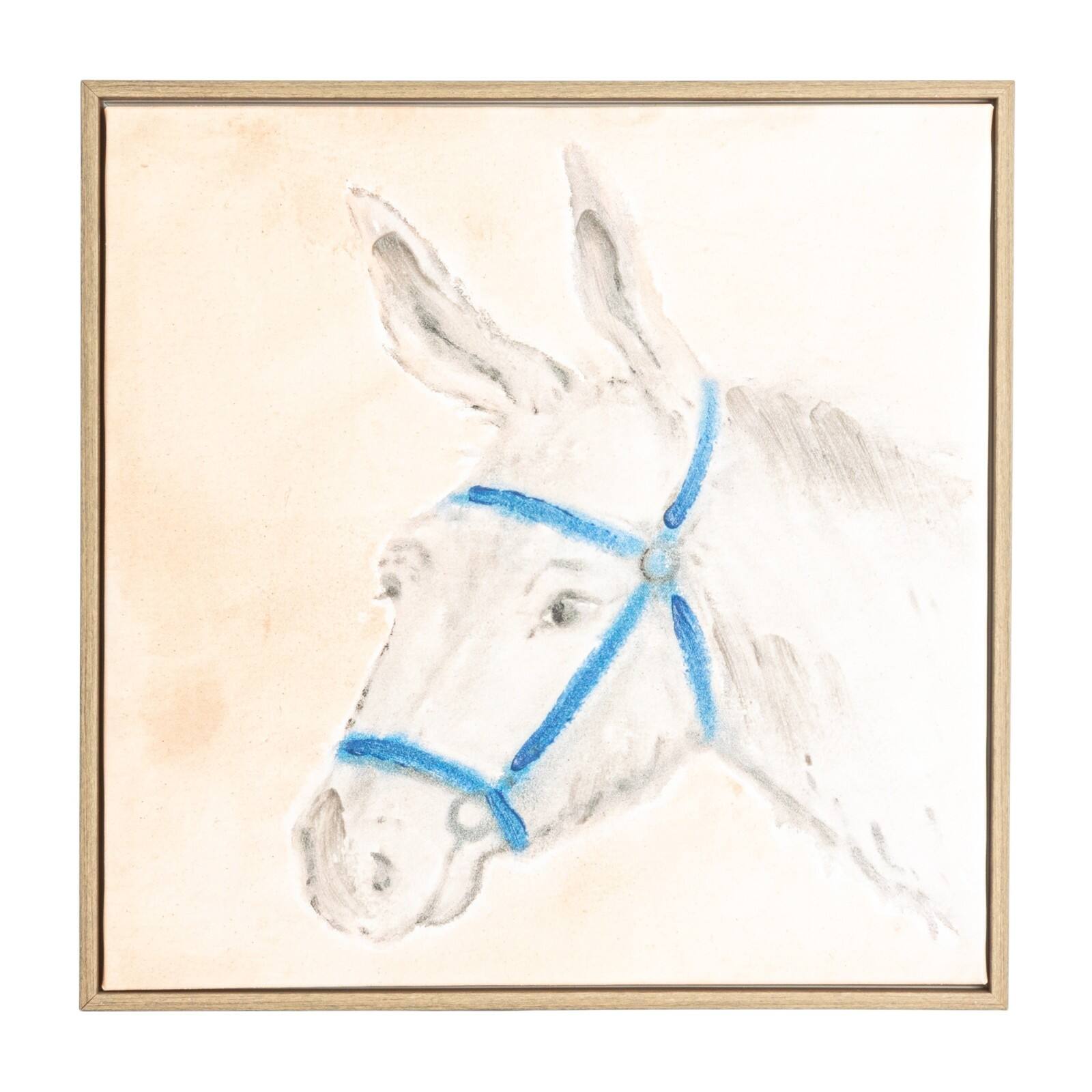 Hello Honey® 18" x 18" Donkey Wall Art