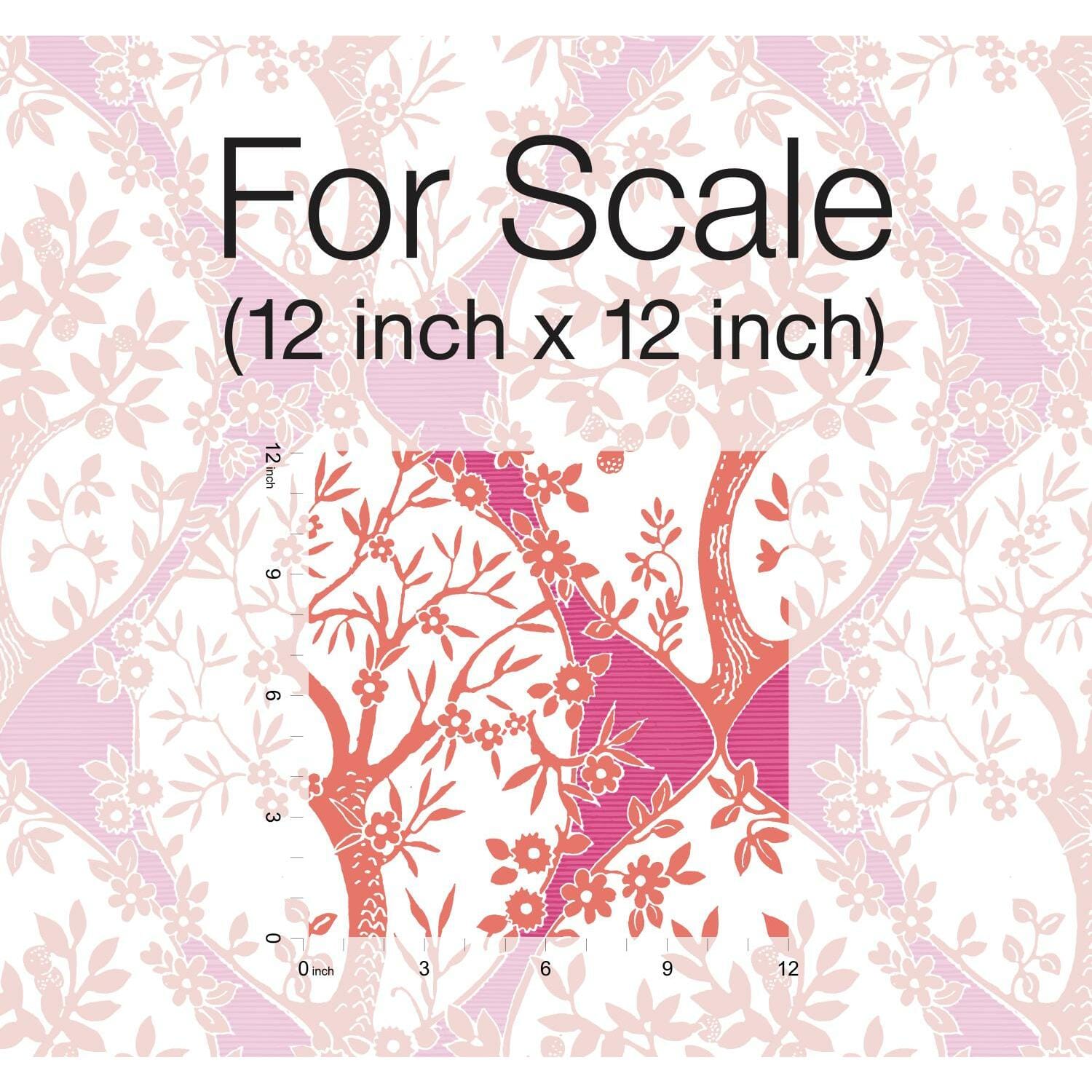 RoomMates Tree & Vine Ogee Peel & Stick Wallpaper