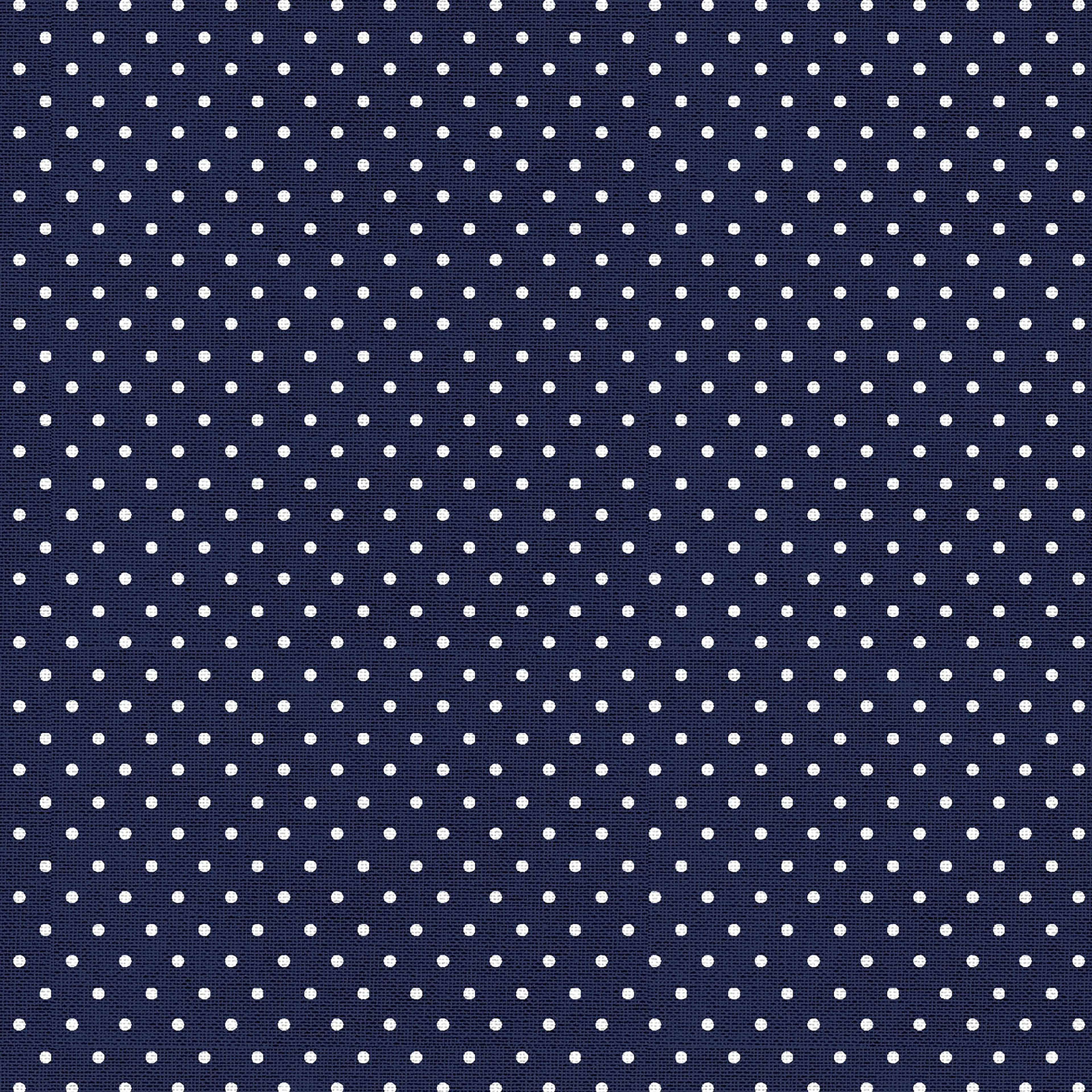 Fabric Editions Navy Pin Dot Cotton Fabric