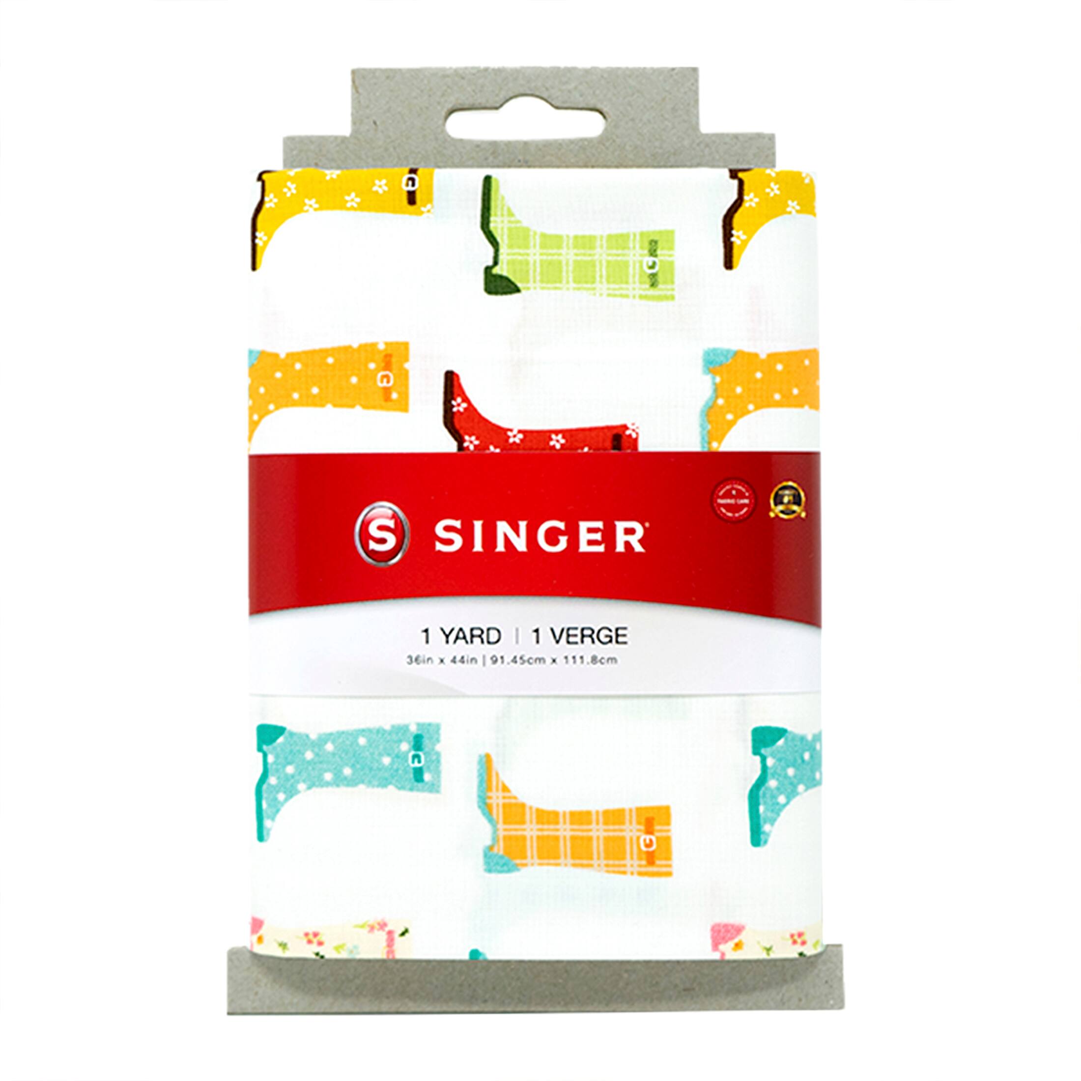 SINGER Multicolor Boots Print Ringspun Cotton Fabric