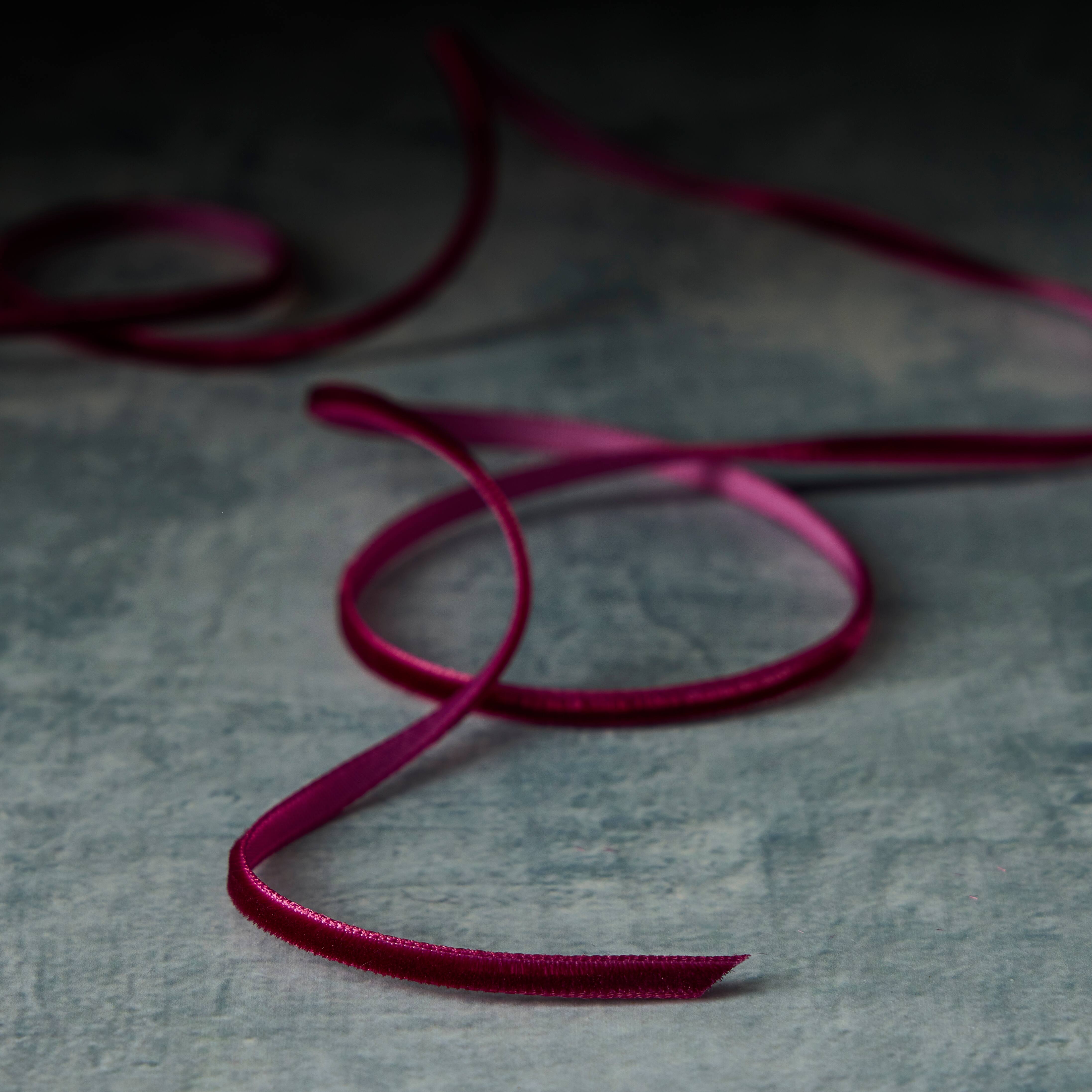 1/8" x 10yd. Velvet Ribbon by Celebrate It™ Classic