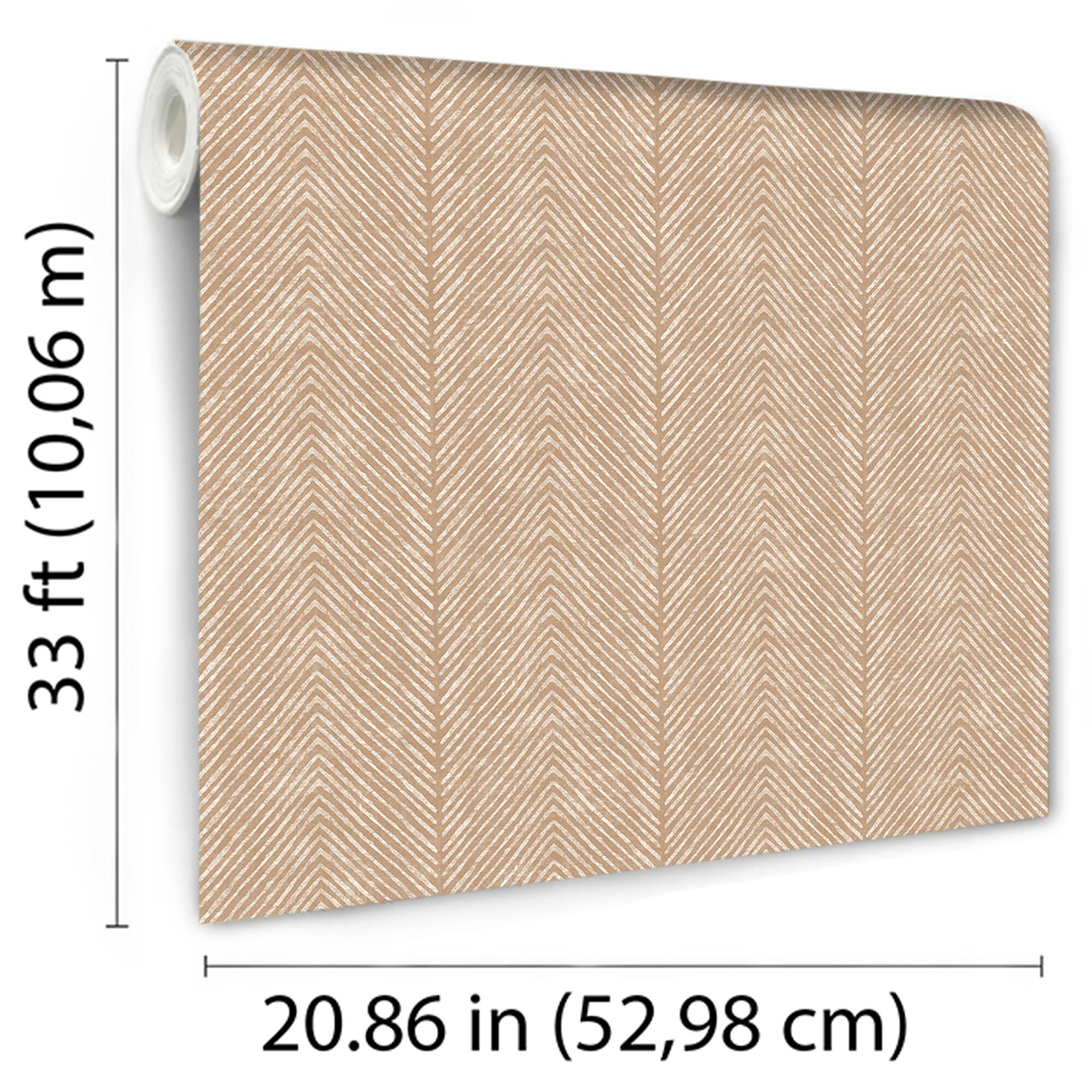 Designs Direct Natural Herringbone Wallpaper
