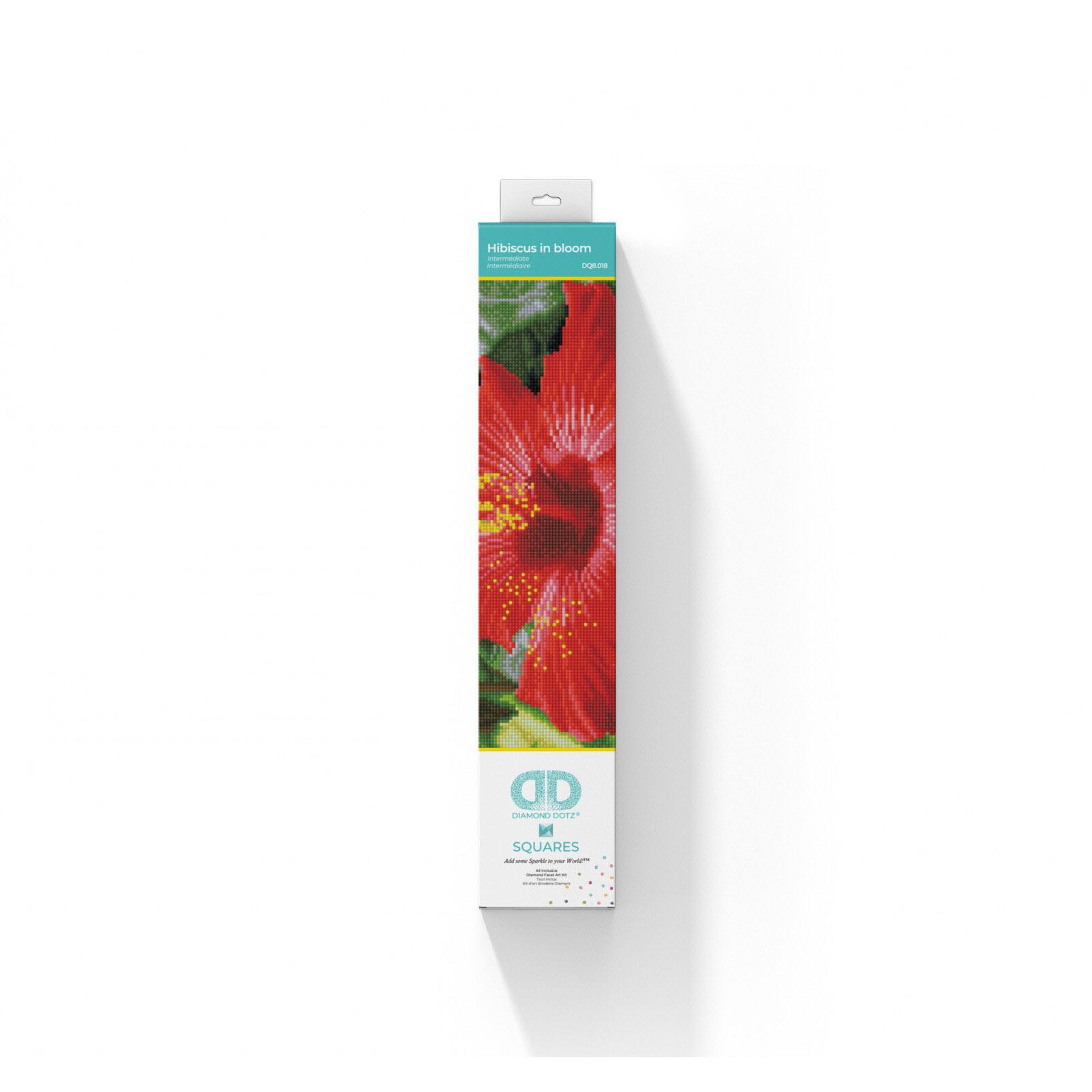 Diamond Dotz® Intermediate Hibiscus in Bloom Diamond Painting Kit