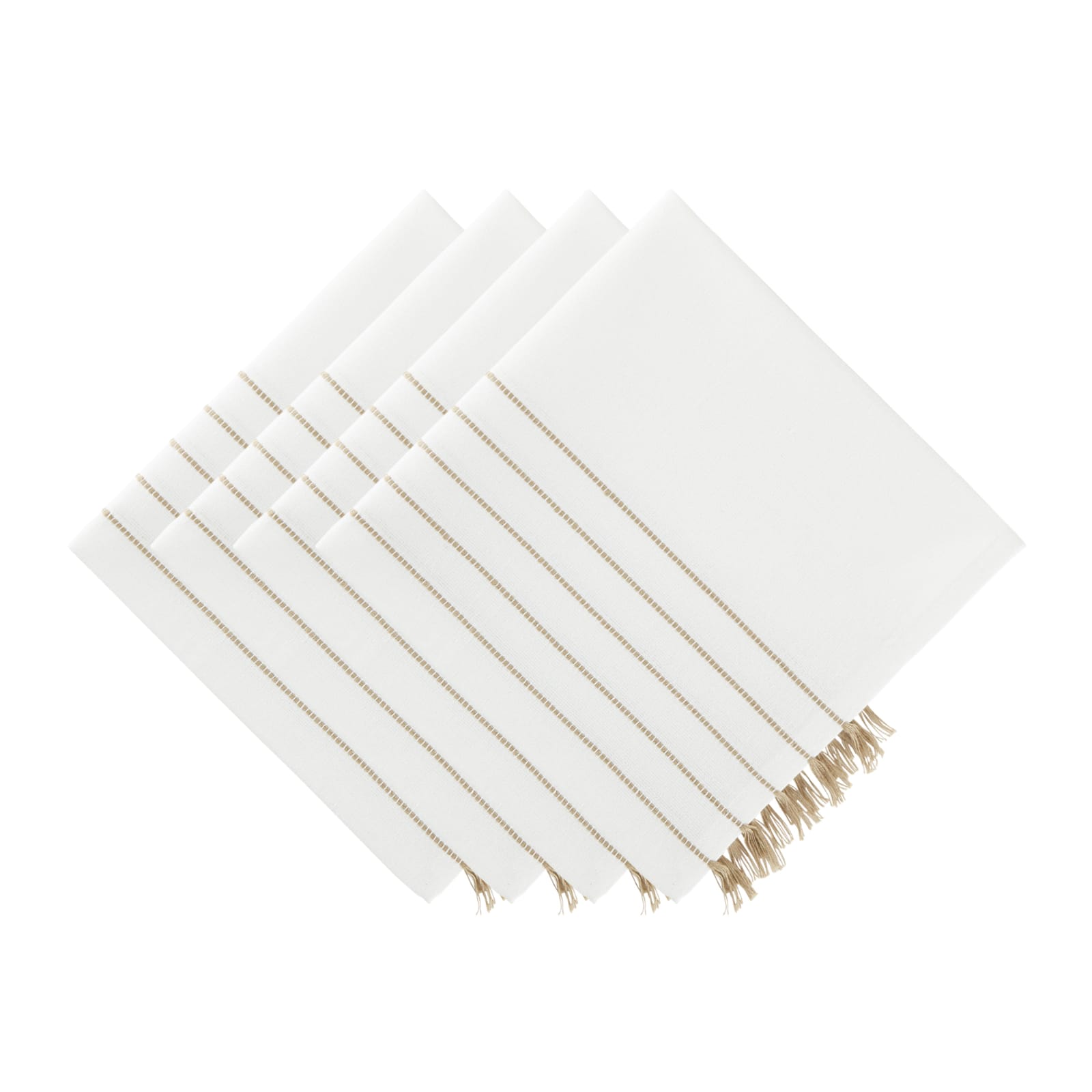 DII® Striped Tassel Napkins, 4ct.