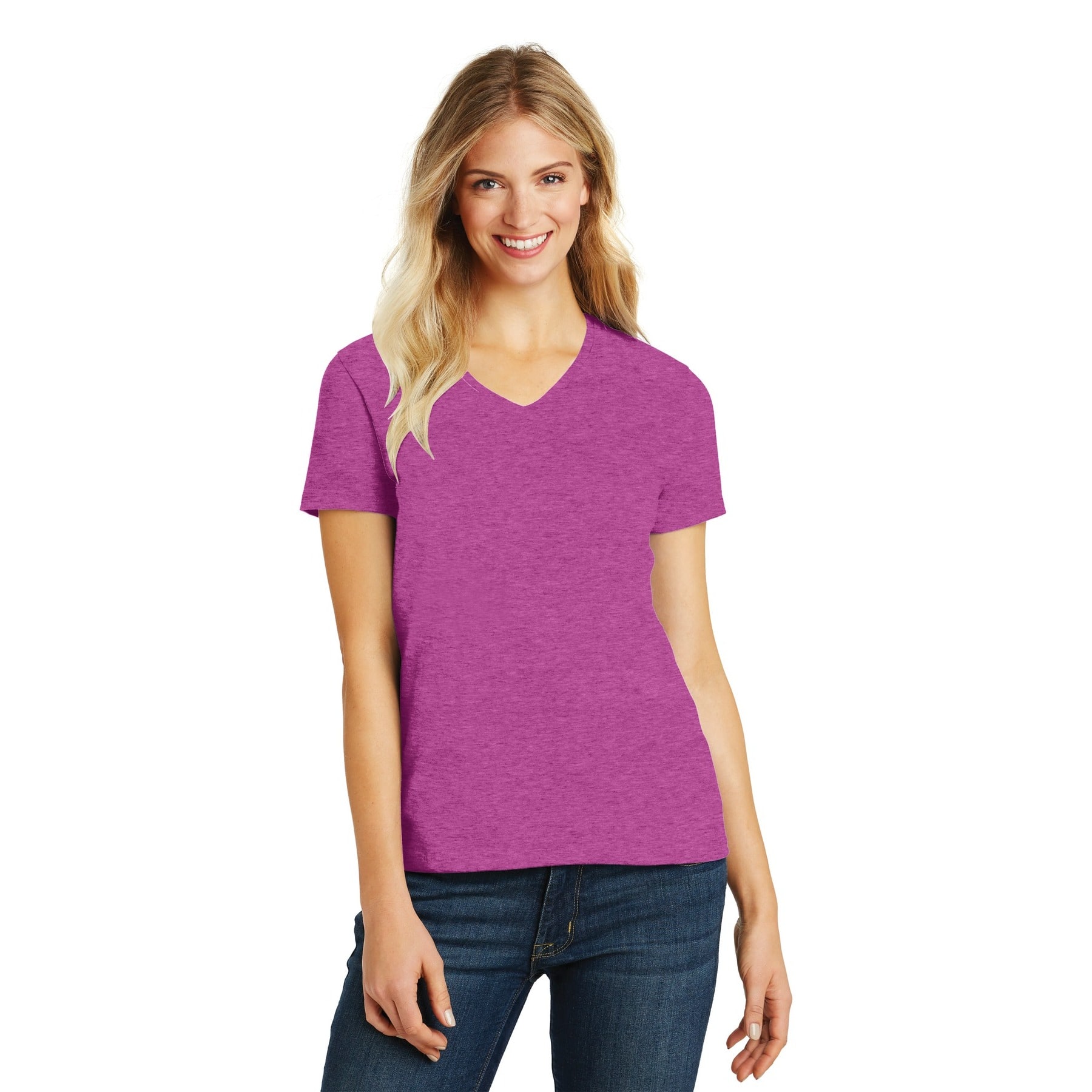 District® Women's Perfect Blend® V-Neck T-Shirt