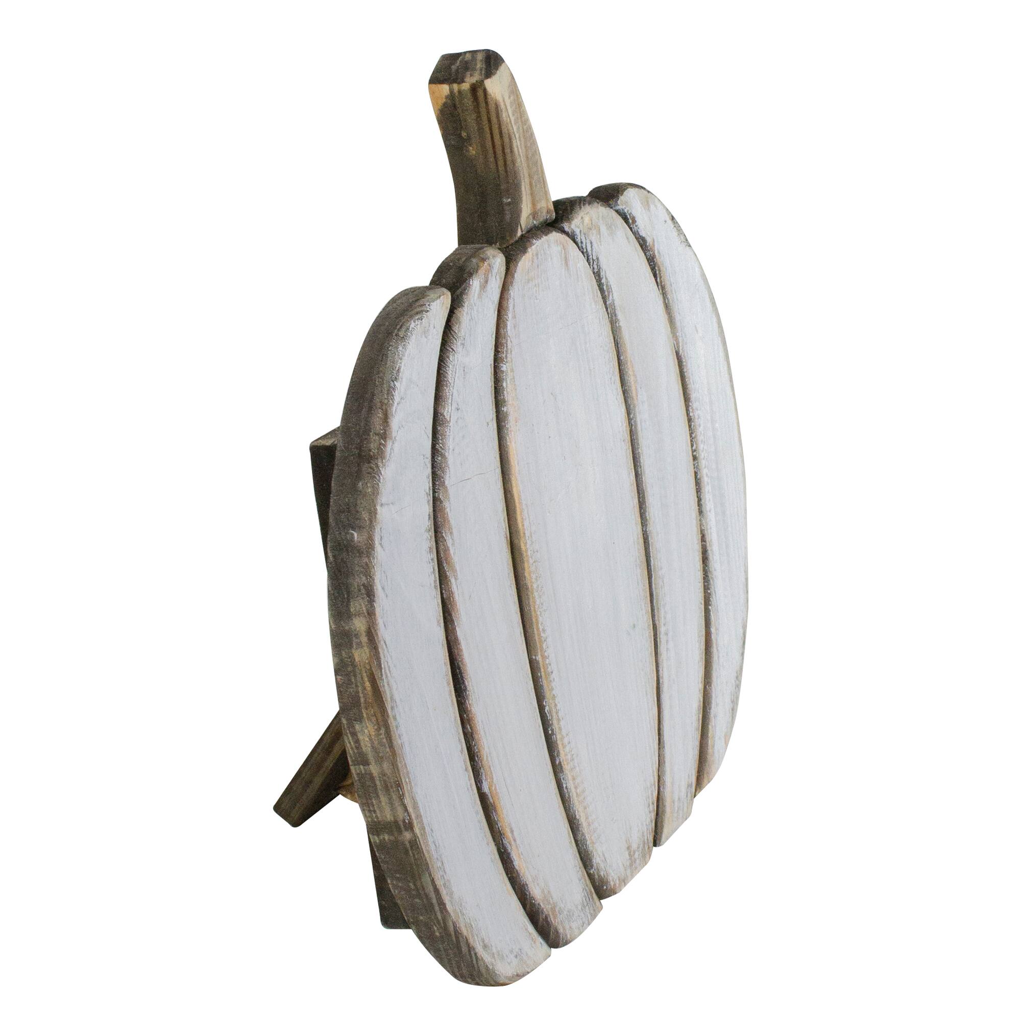 14" Blue & Brown Halloween Pumpkin Tabletop Decoration