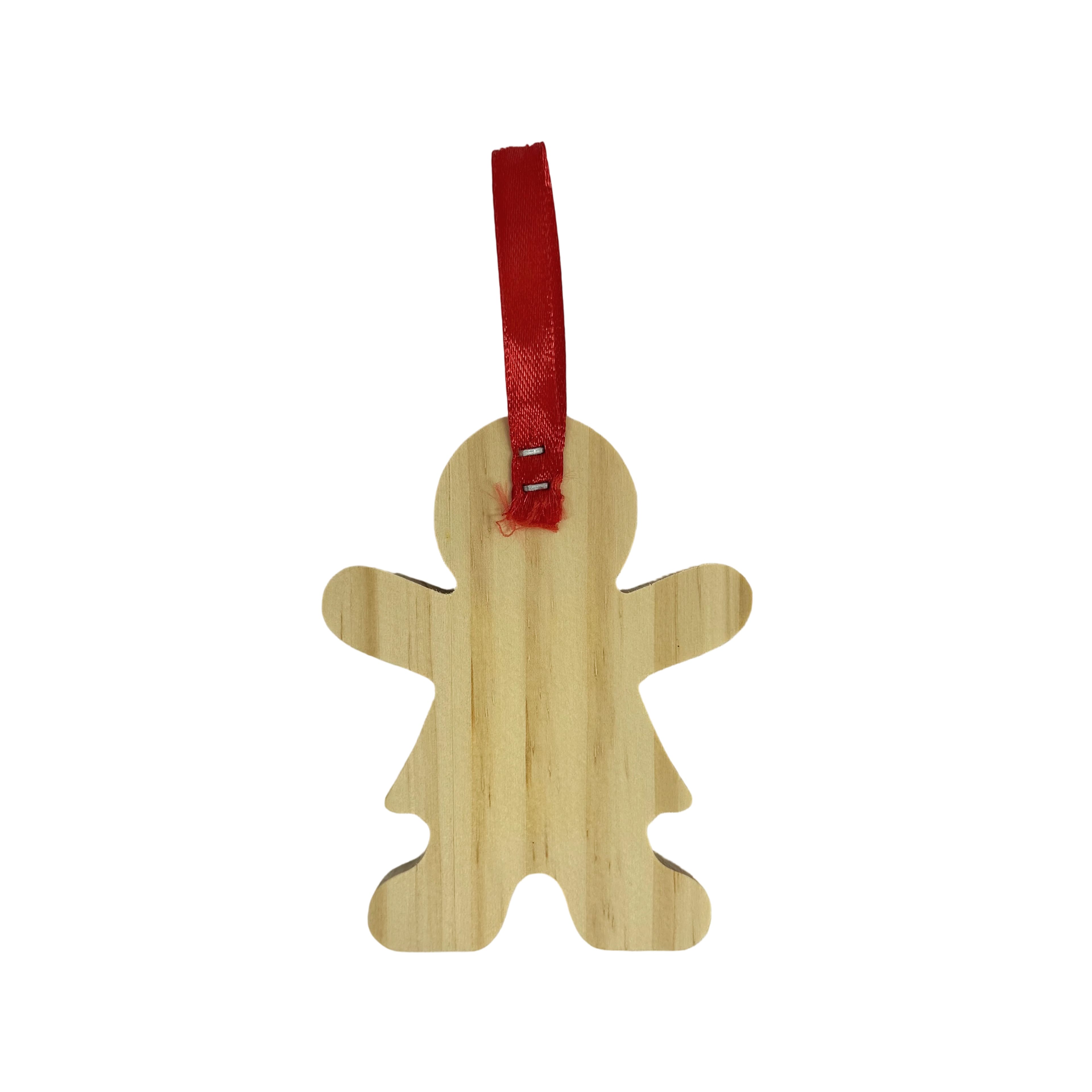 4" DIY Pinewood Gingerbread Cookie Ornament by Make Market®