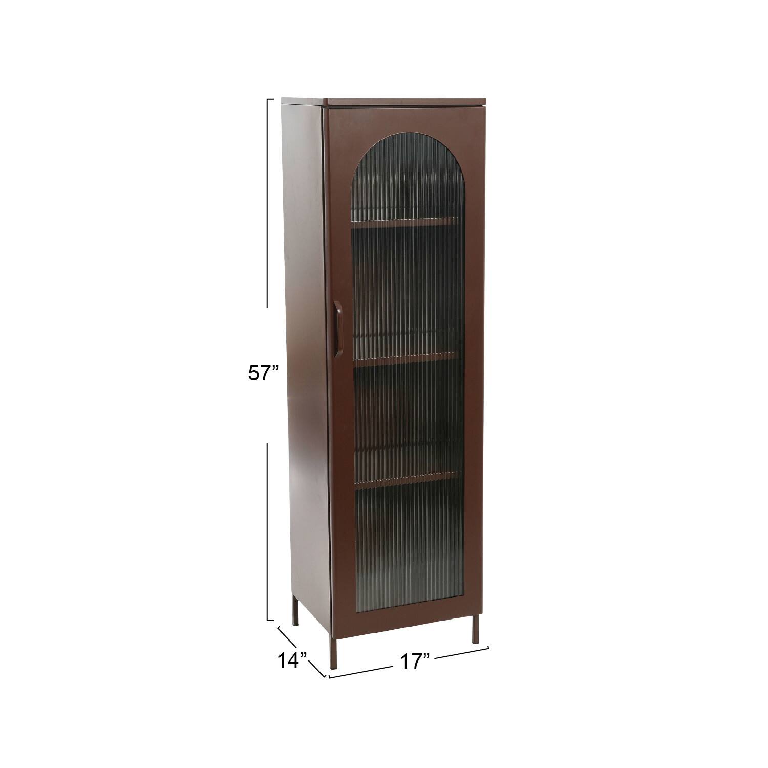 Hello Honey® Metal Cabinet with Glass Door
