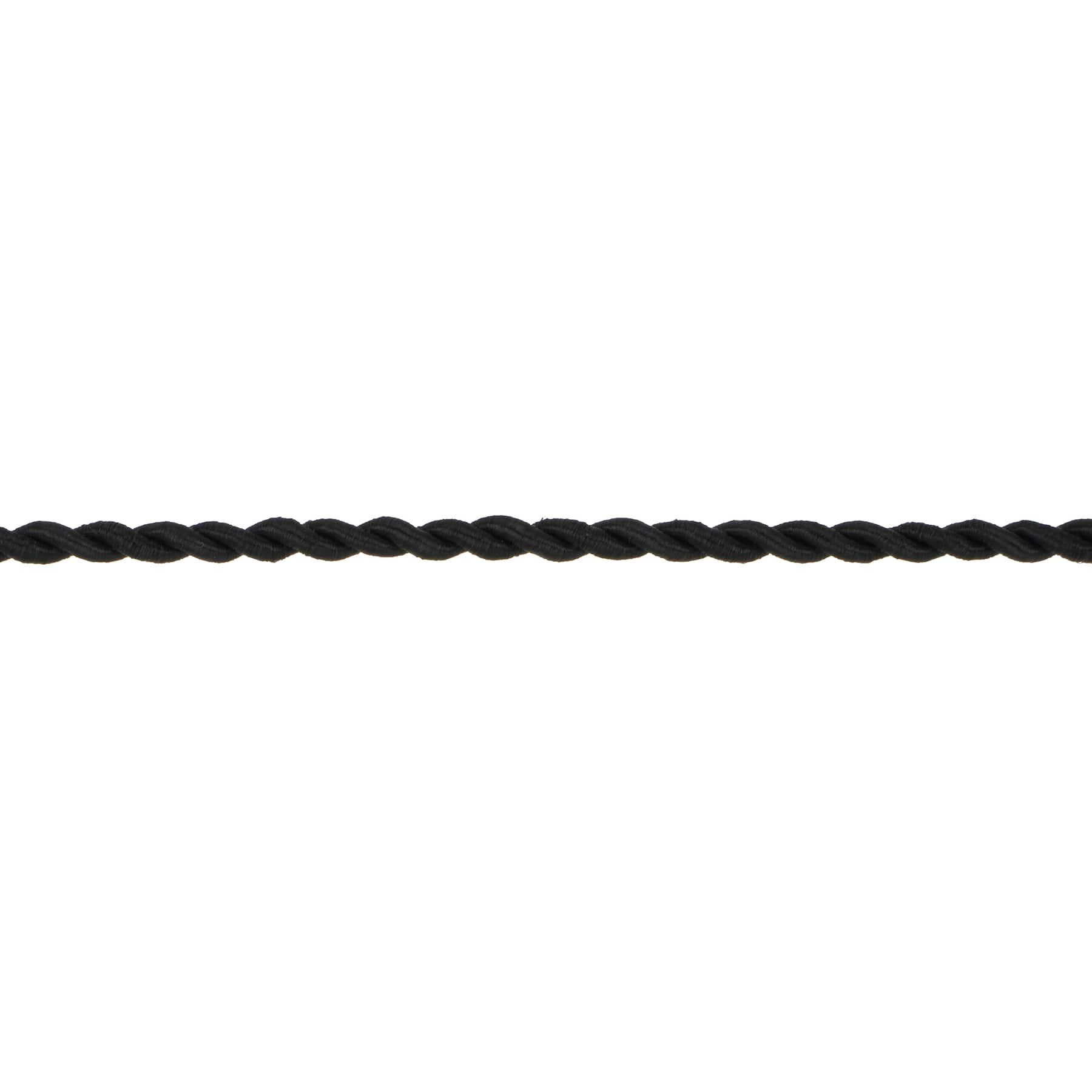 1/8" x 4yd. Black Twist Cording Ribbon by Celebrate It®