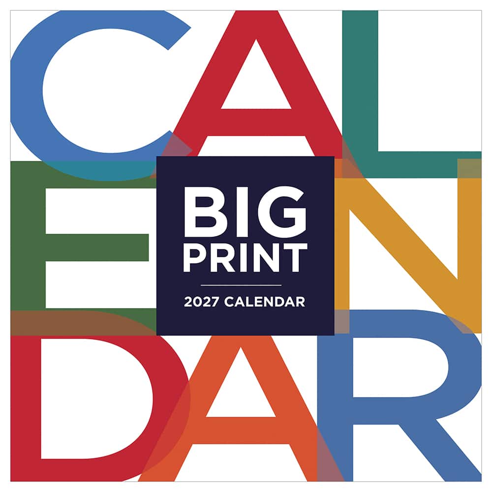 2027 Big Print Mini Calendar