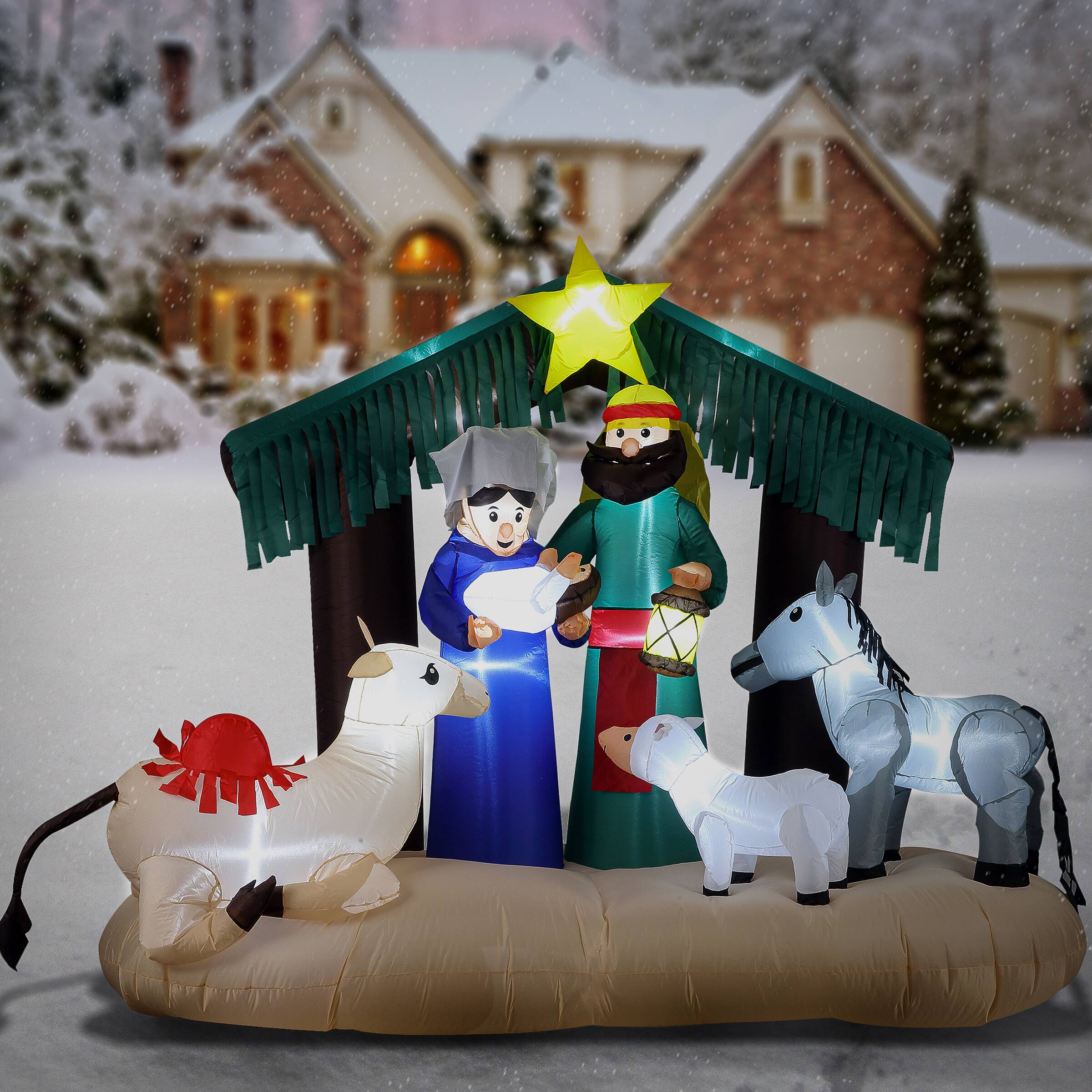 6.5ft. Inflatable Nativity Scene