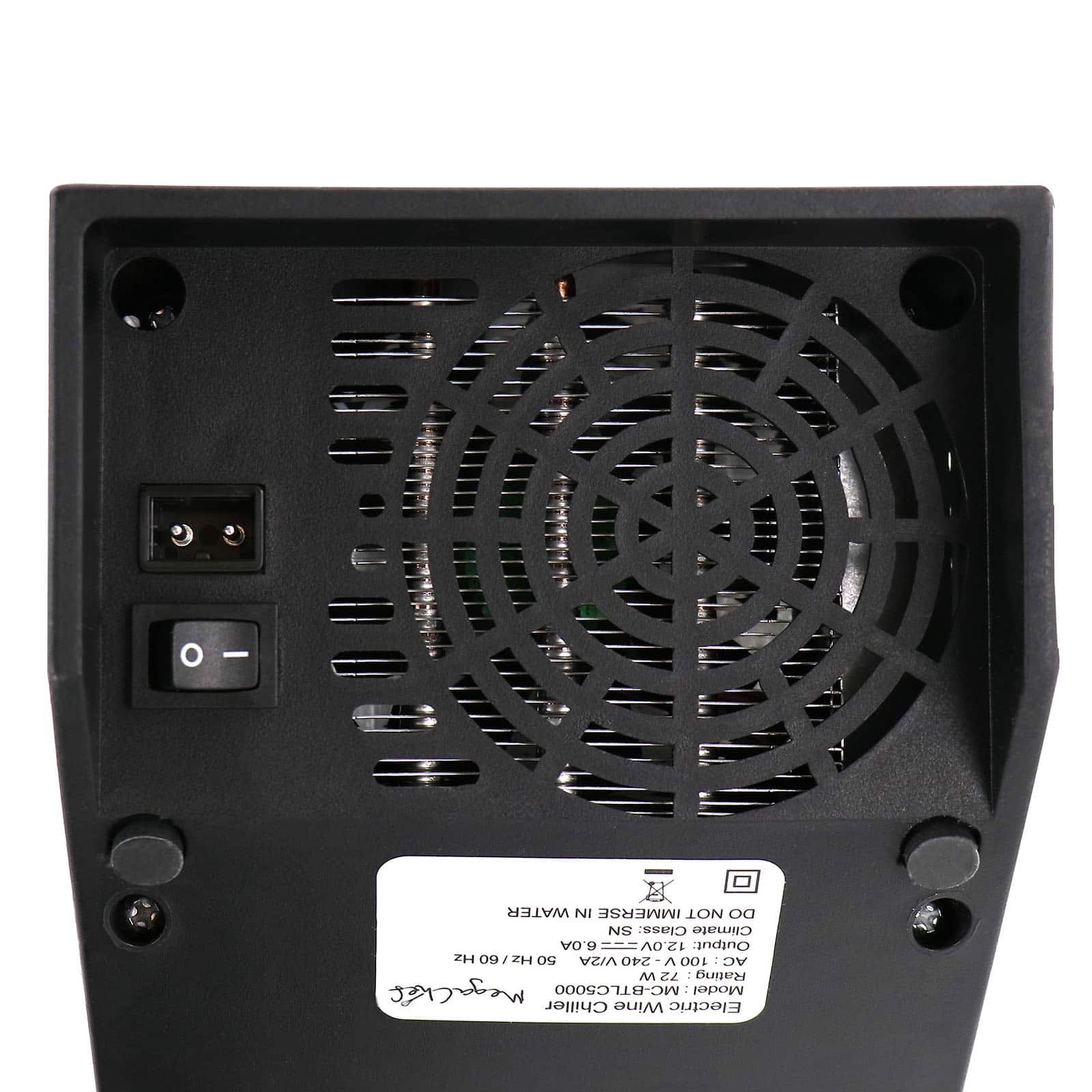 MegaChef Black Electric Wine Chiller with Digital Display