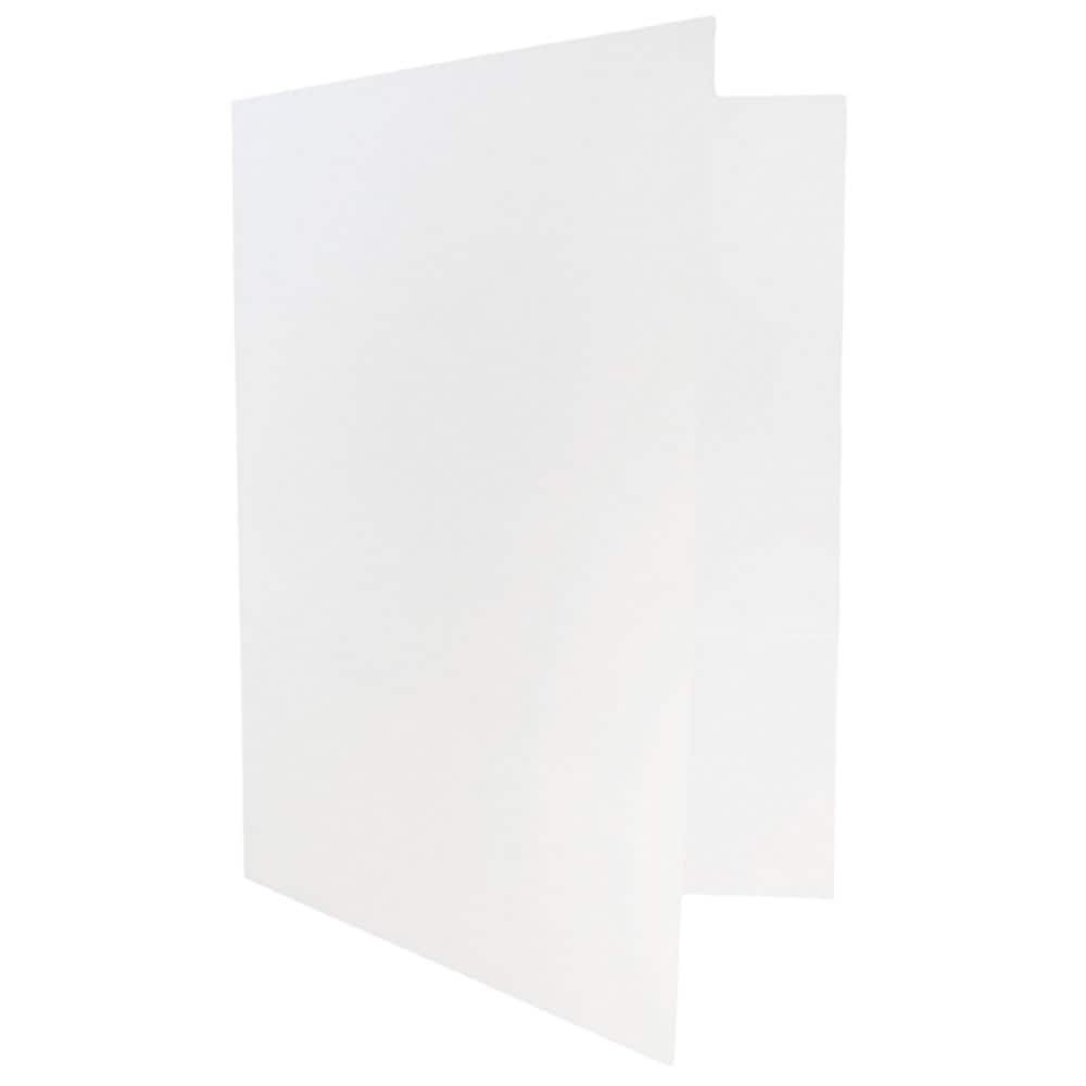 JAM Paper 2-Pocket Textured Linen Business Folders, 6ct.