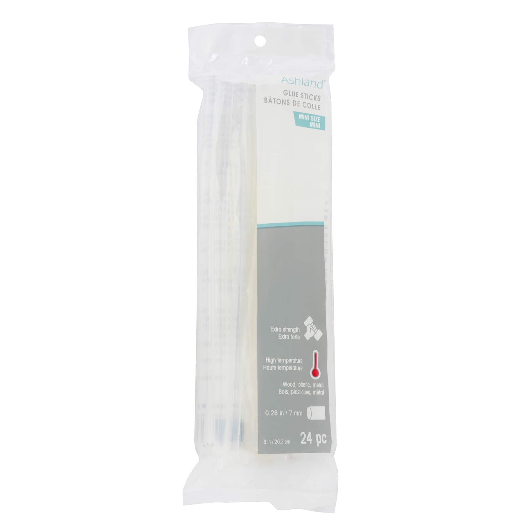 12 Packs: 24 ct. (288 total) Extra Strength High Temperature Mini Glue Sticks by Ashland®