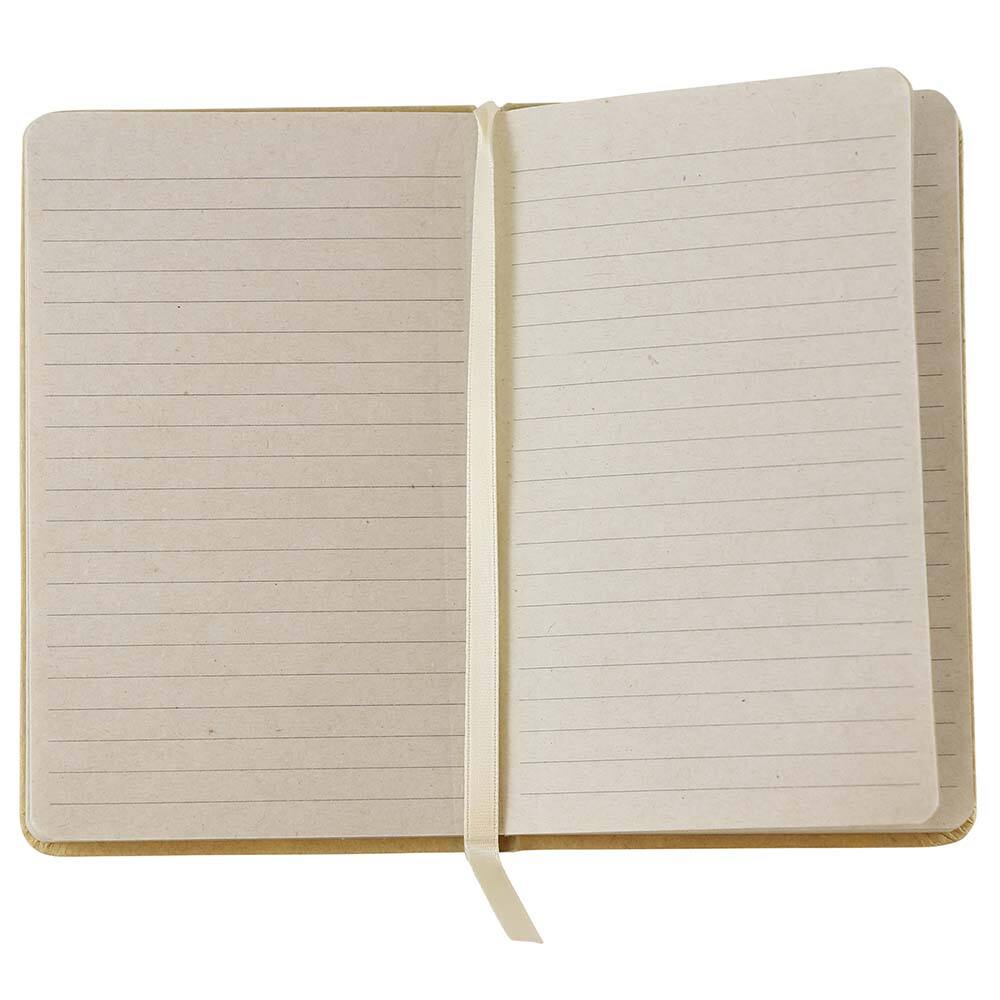 JAM Paper Small Hardcover Notebook with Elastic Band
