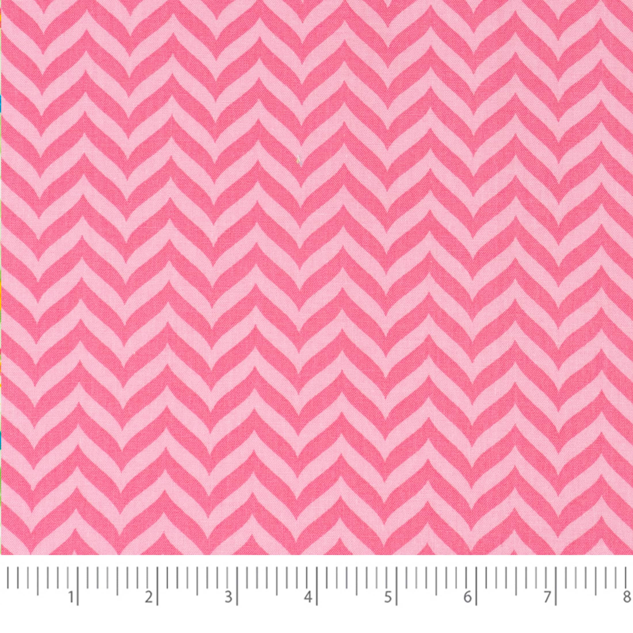SINGER Pink Green Spring Print Ringspun Cotton Fabric Bundle