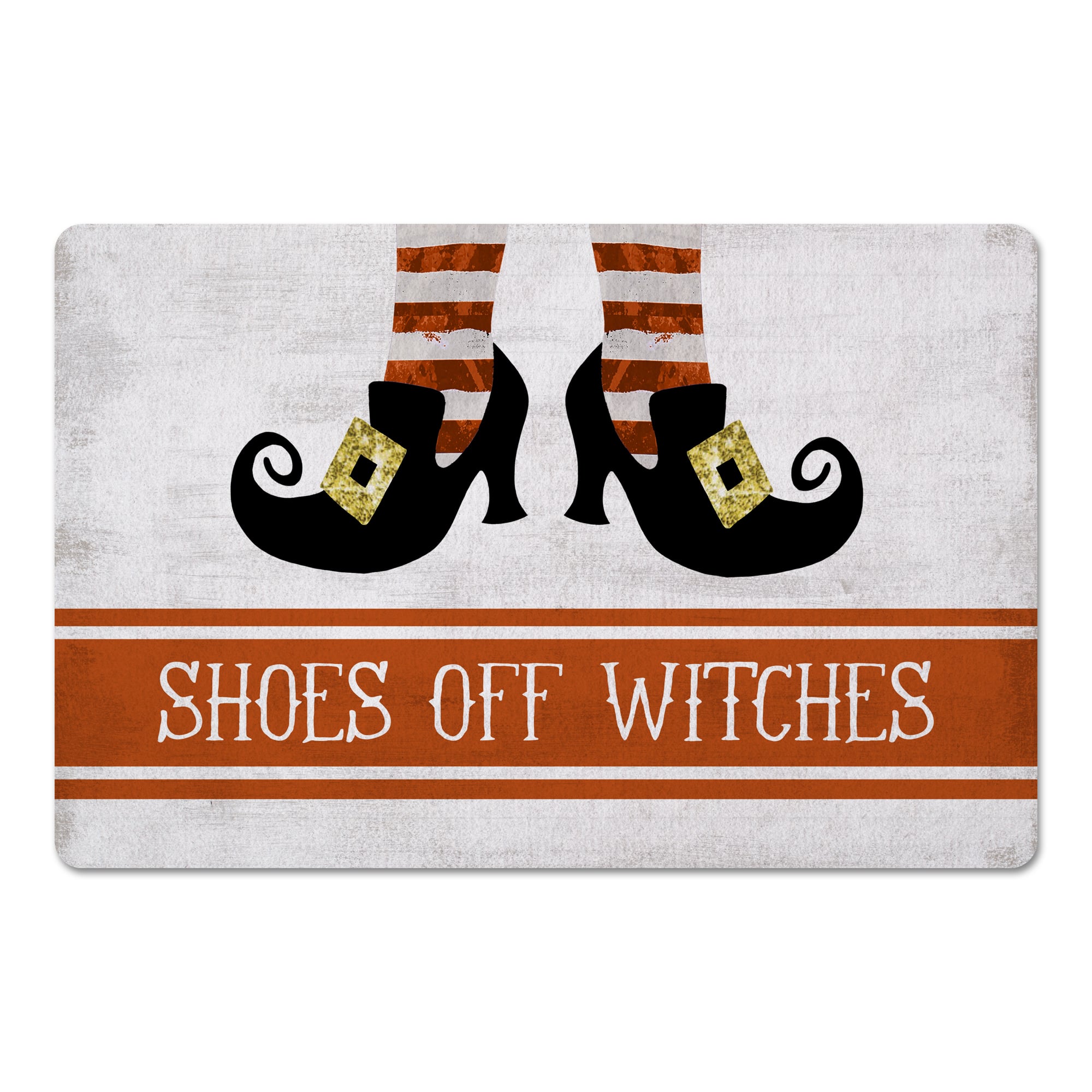 Shoes Off Witches Floor Mat