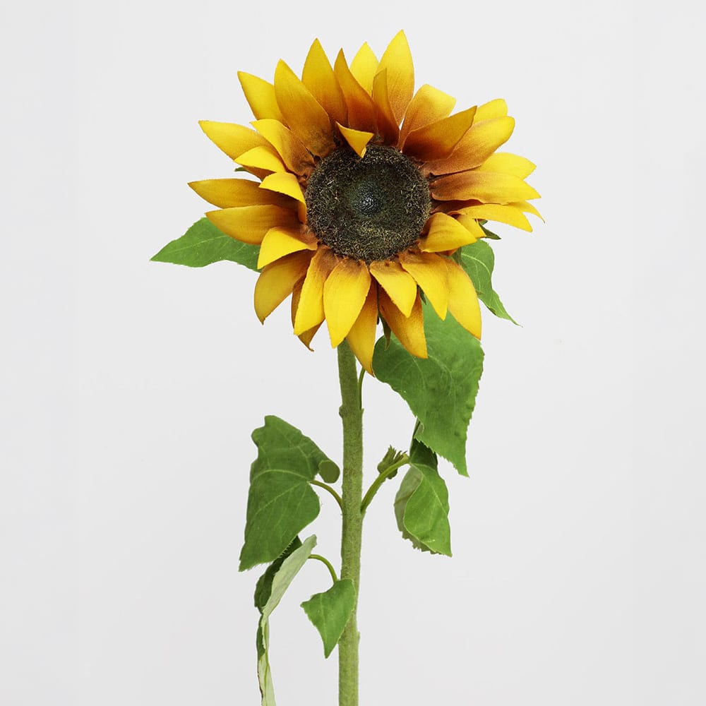 Prestige Botanicals 35" Artificial Yellow Sunflower Stem