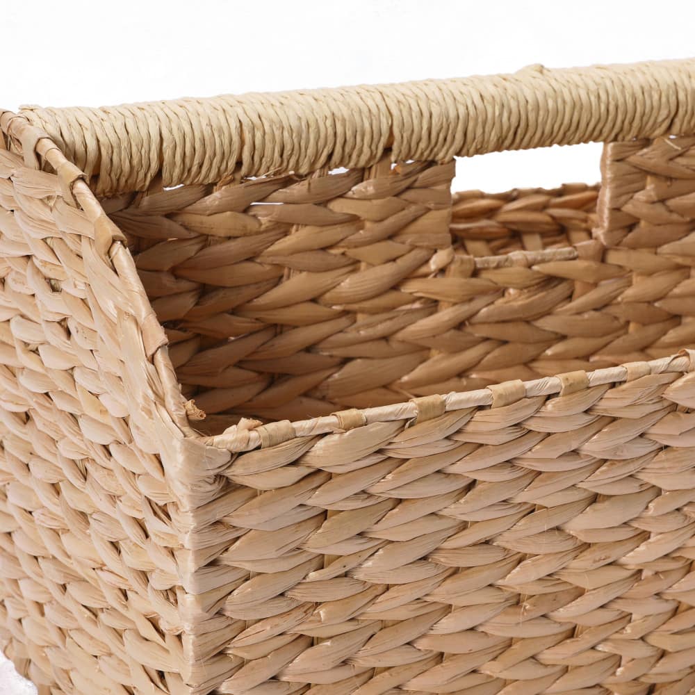 Household Essentials 16" Wide Cattail Woven Magazine Rack