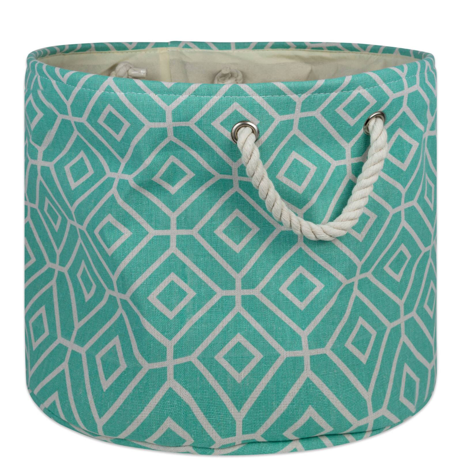 DII® Large Round Stained Glass Polyester Bin