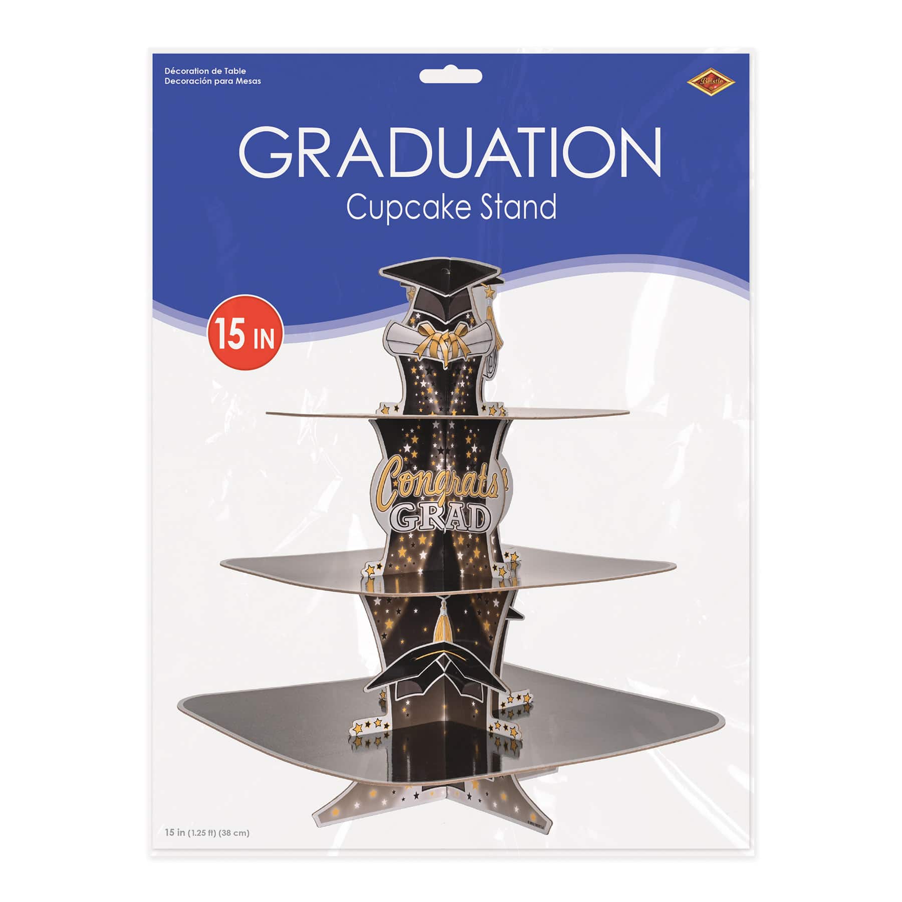 Beistle 15" Graduation Cupcake Stand