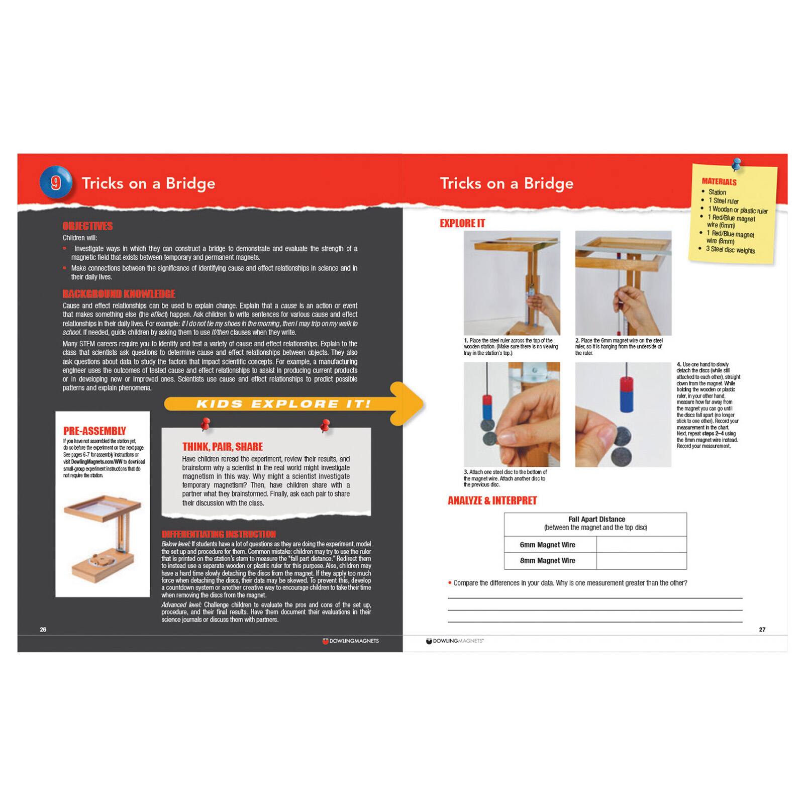 Dowling Magnets® Wave Wires Magnet Station Pack Set