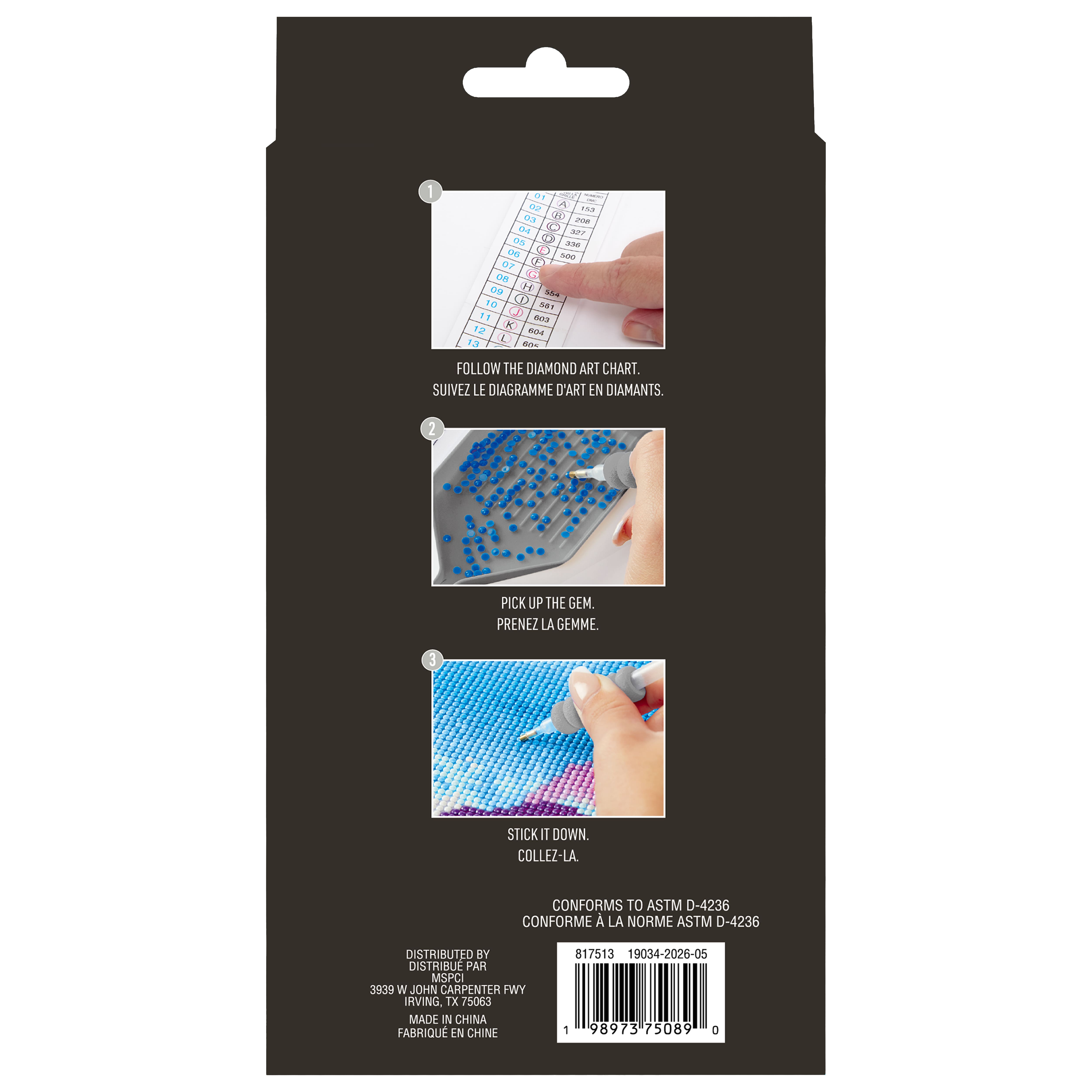 Cherries 3-Piece Diamond Art Bookmark Kit by Make Market®