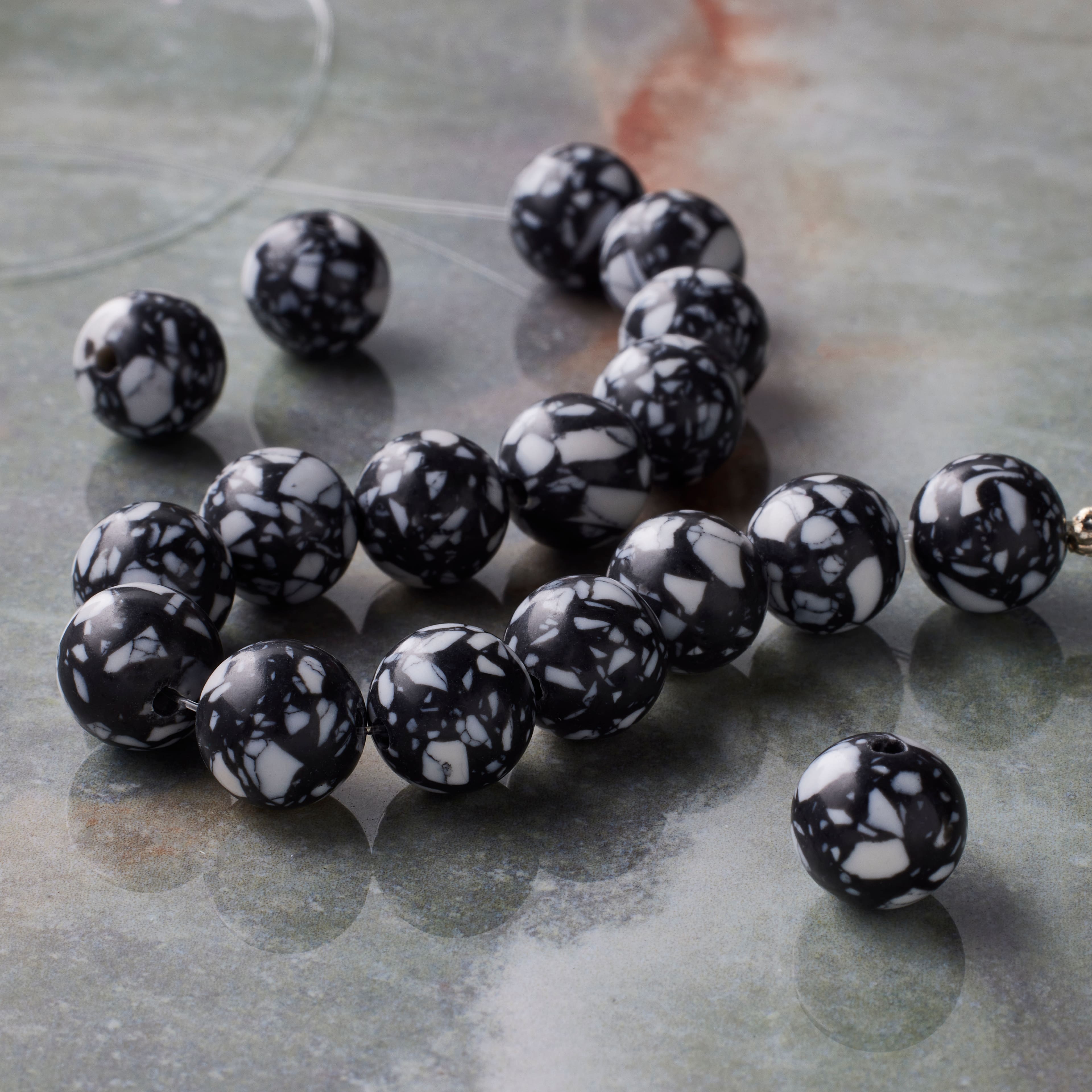 10mm Clay Round Beads by Bead Landing™